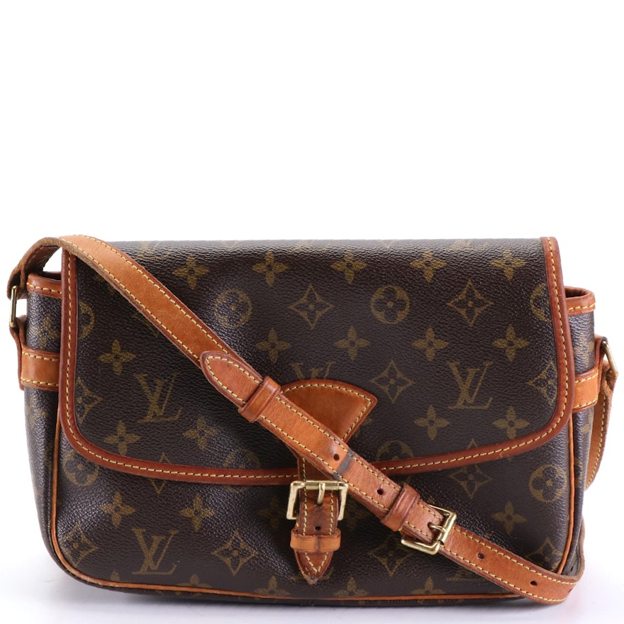 Louis Vuitton Sologne Bag in Monogram Canvas and Vachetta Leather