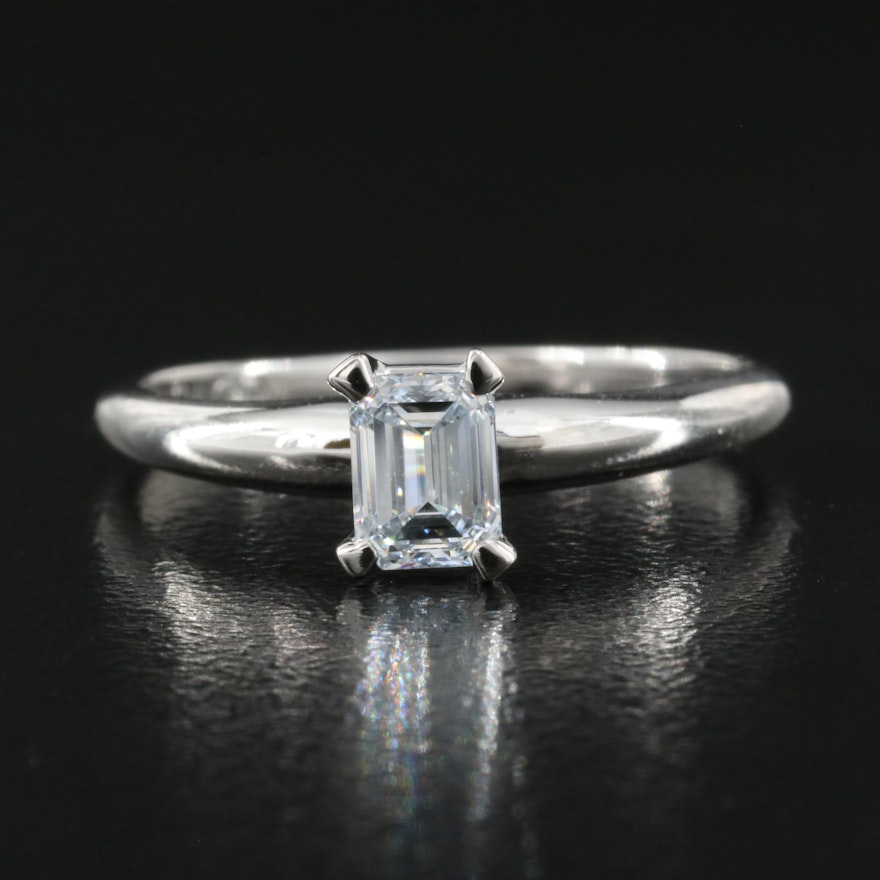14K 0.53 CT Lab Grown Diamond Solitaire Ring