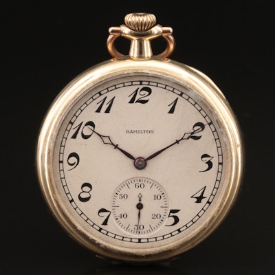 1921 Hamilton Gold-Filled Pocket Watch