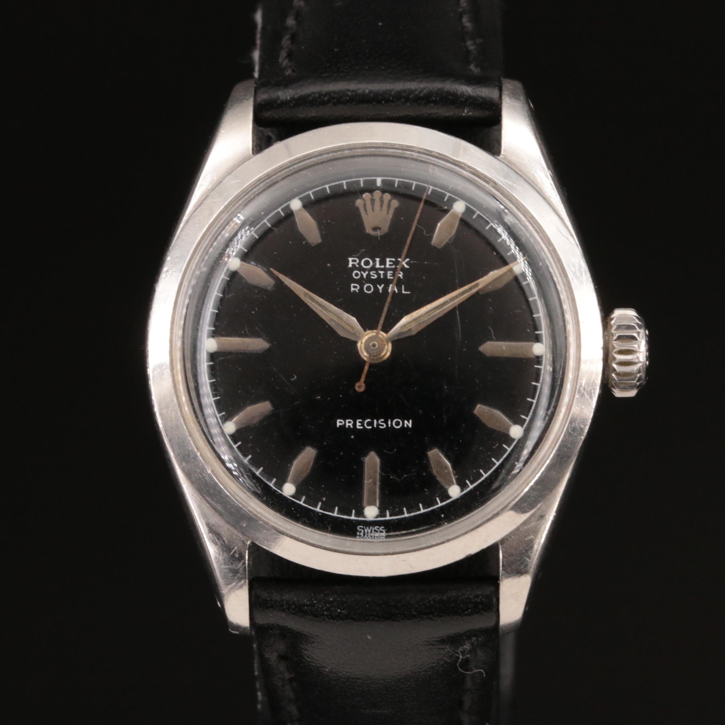 Rolex Oyster Royal Precision Stainless Steel Wristwatch EBTH