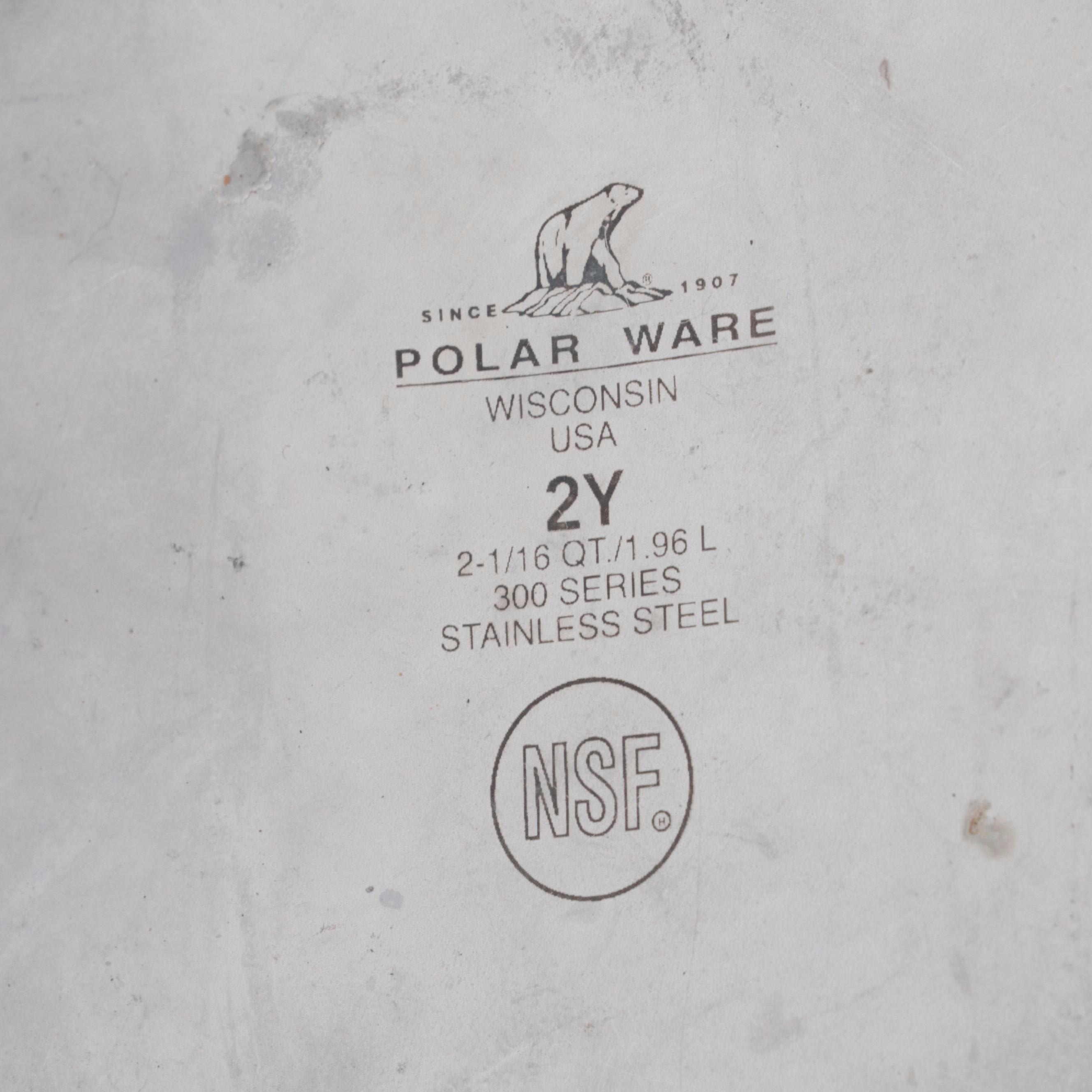 Polar Ware Stainless Steel Canisters with Lab Clamp Hardware EBTH