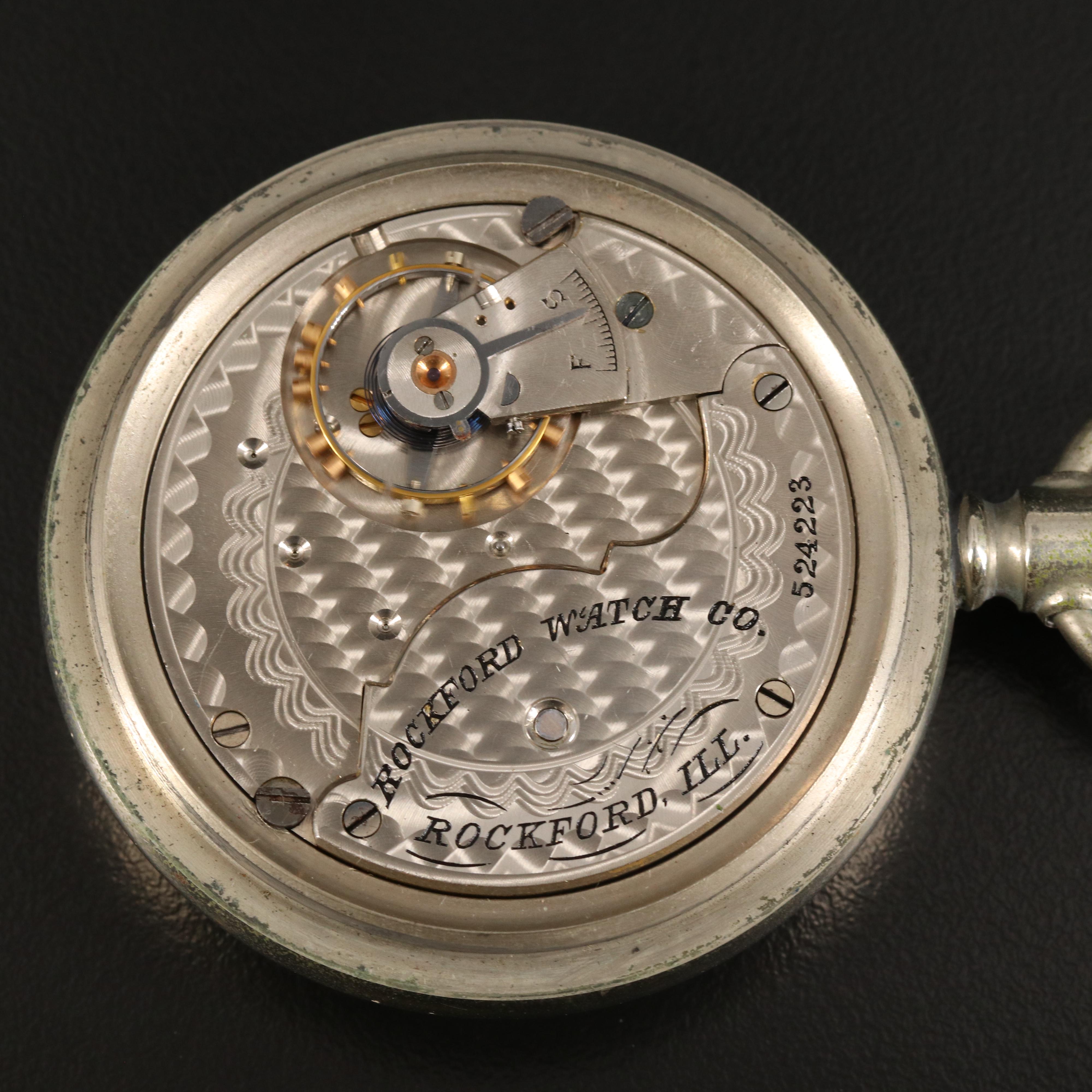 1898 Rockford Size 18 Pocket Watch EBTH