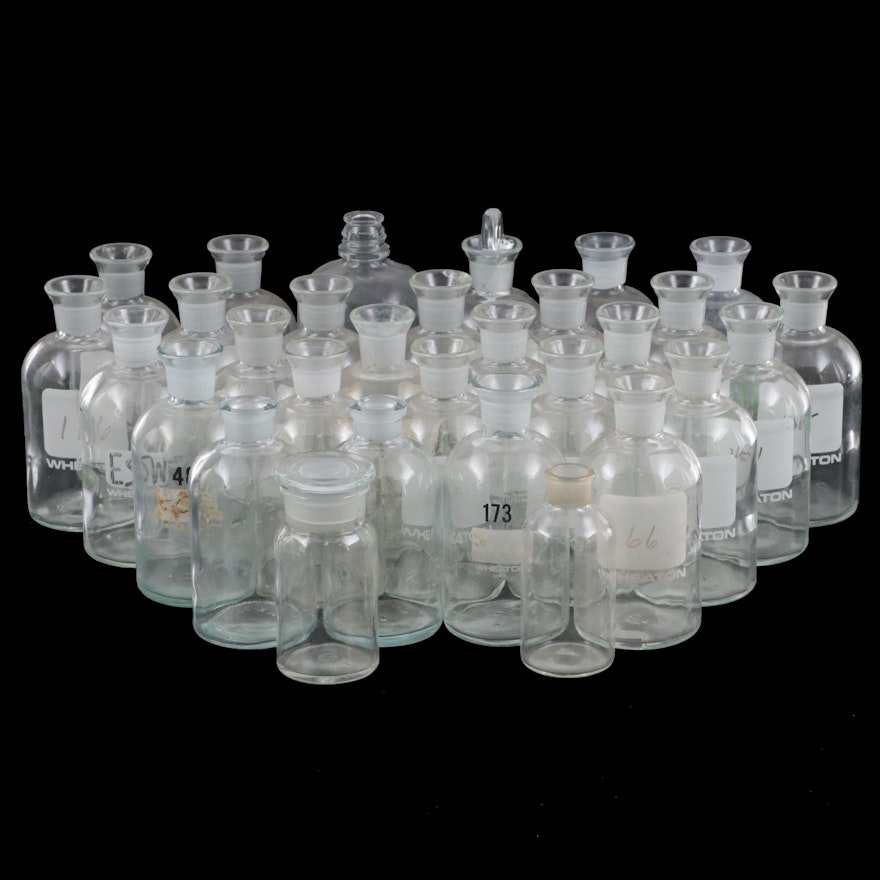 Wheaton and Other Glass Laboratory Bottles