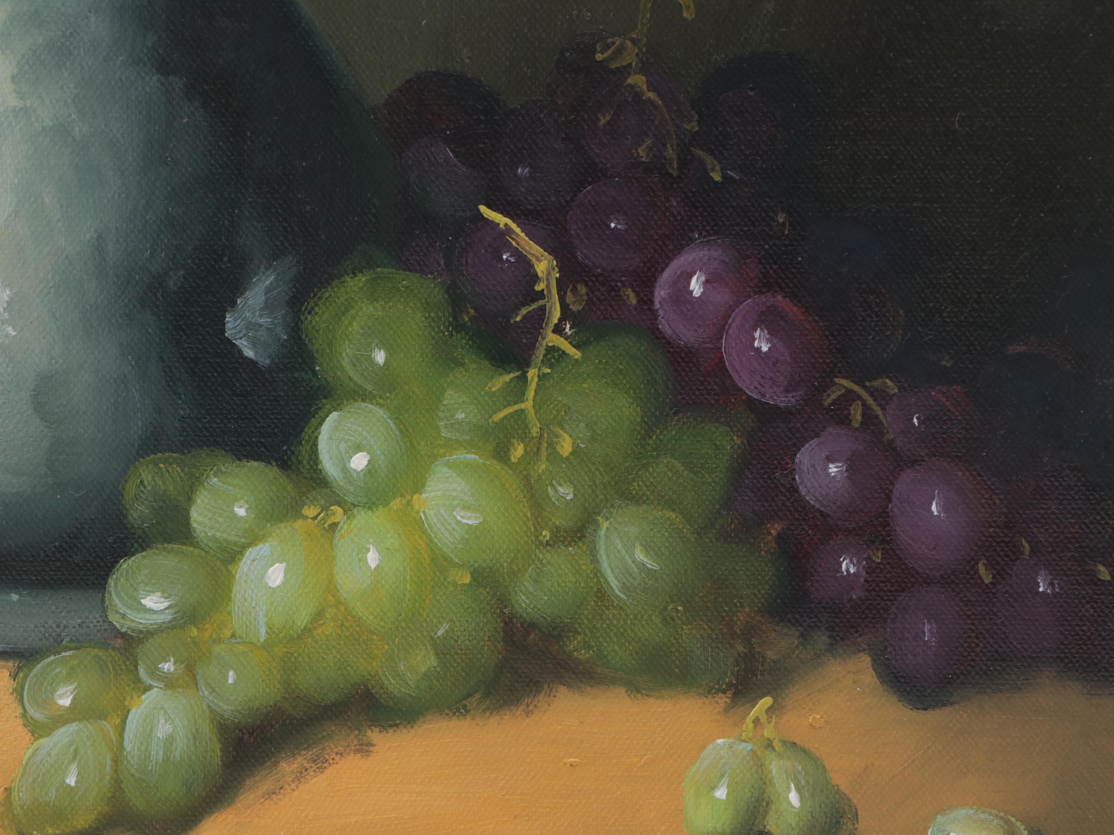 Frank Lean Oil Painting Still Life, Mid20th Century EBTH