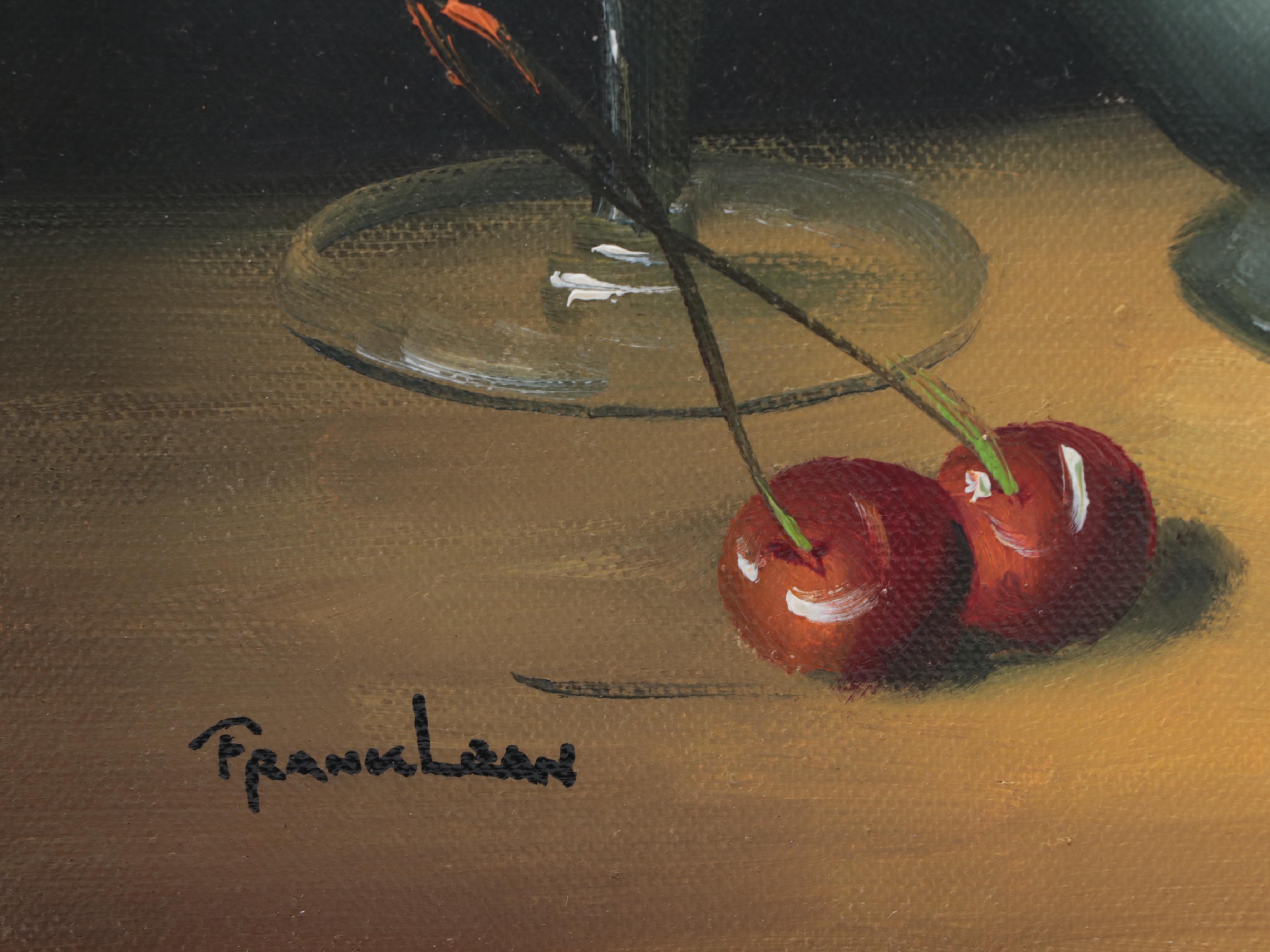 Frank Lean Oil Painting Still Life, Mid20th Century EBTH