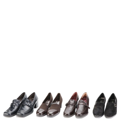 Munro, Naturalizer, Enzo Angiolini Block Heel Loafers and High Vamp Shoes