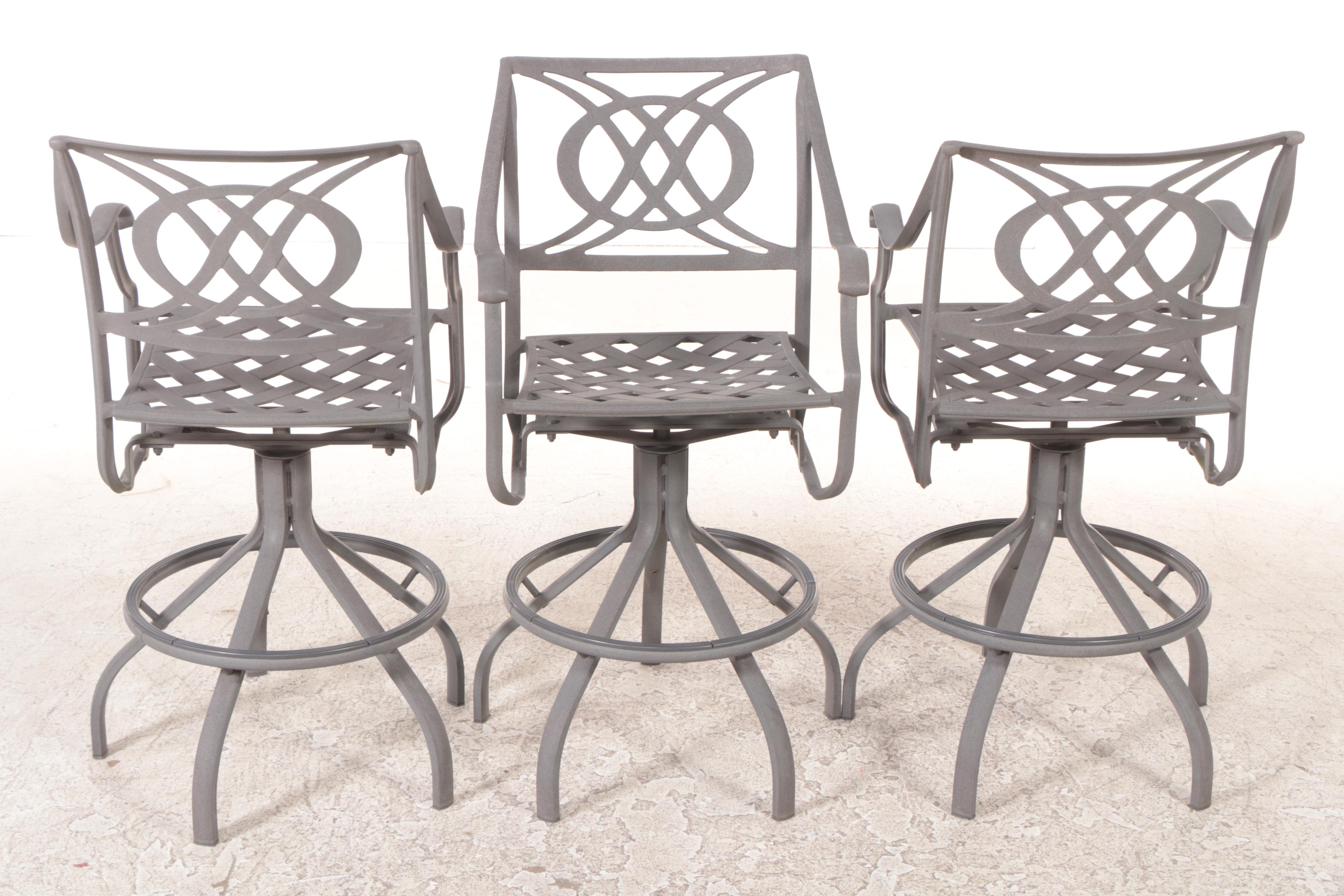 FourPiece Telescope Casual Furniture Aluminum CounterHeight Patio