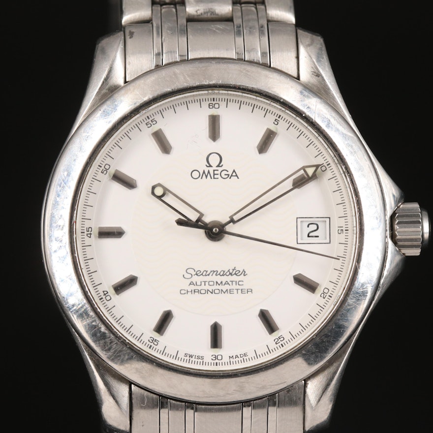 2006 Omega Seamaster Automatic Chronometer with Date Wristwatch