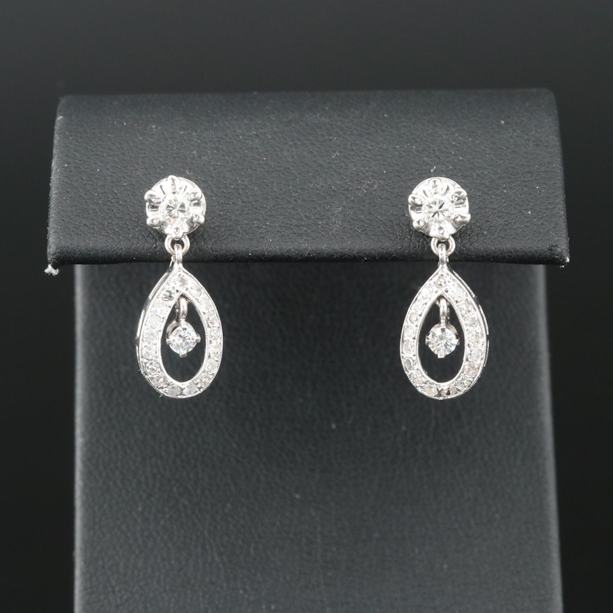 14K 0.75 CTW Diamond Earrings