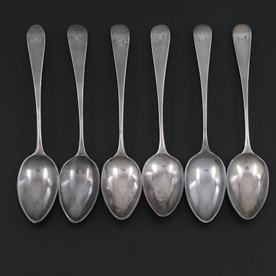 Georgian Sterling Silver Demitasse Spoons, Late 18th/ Early 19th Century