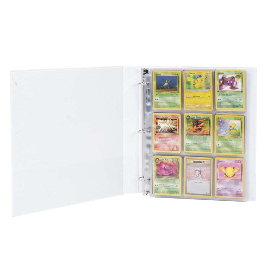 Pokémon Trading Cards Including First Edition "Blaine's Ponyta", 1999-2022