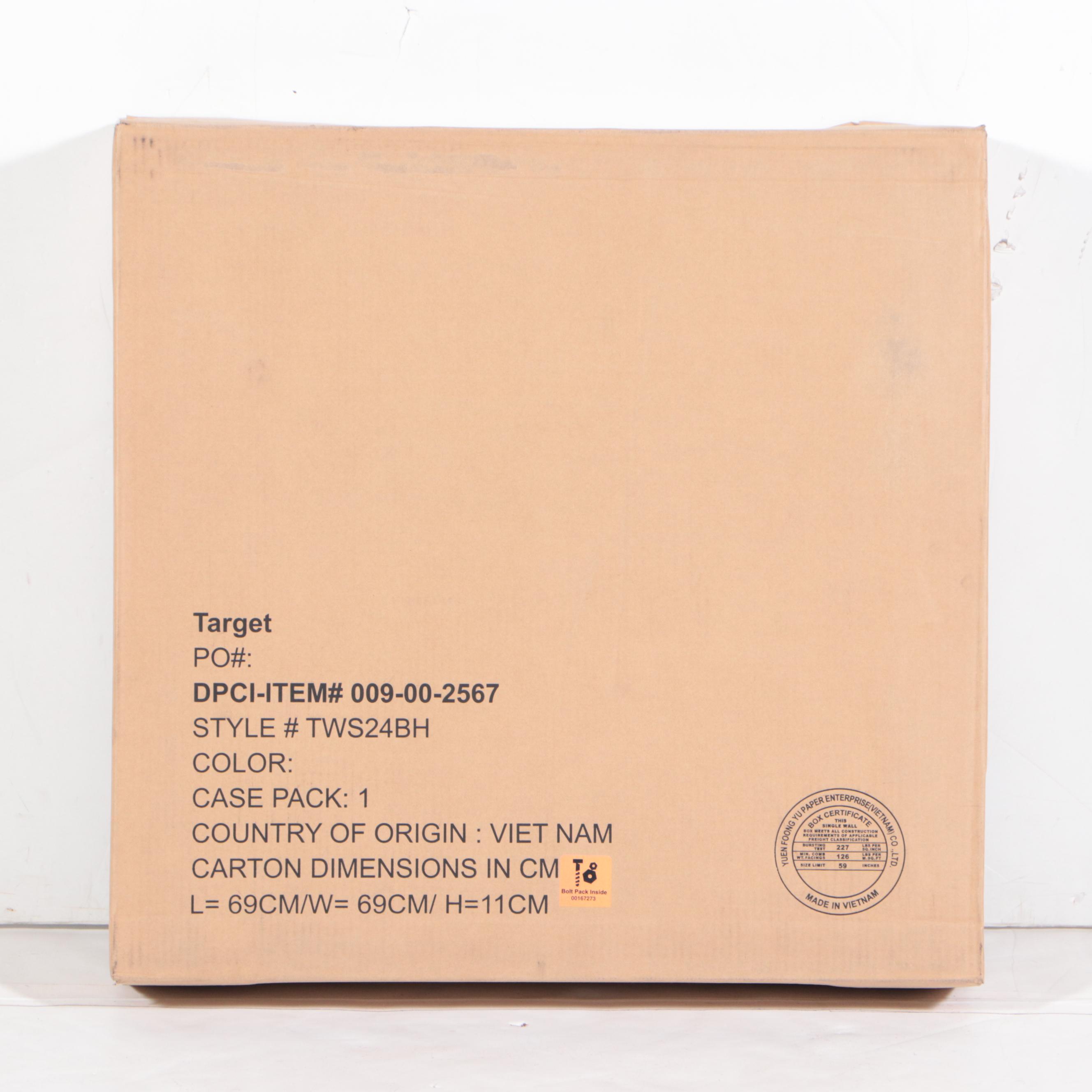 Project 62 Ariston Metal and Faux Wood Patio Accent Table EBTH