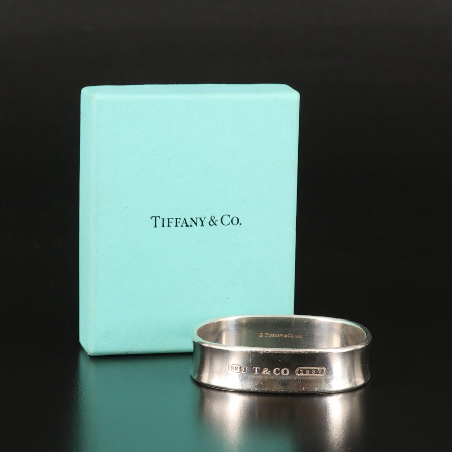 Tiffany & Co. "1837" Bangle in Sterling with Tiffany & Co. Branded Box
