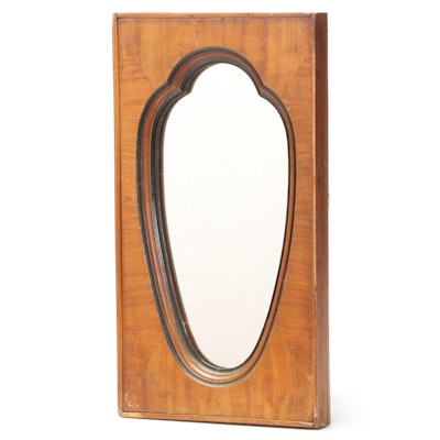 Maple Wall Mirror, Late 19th/ Early 20th Century
