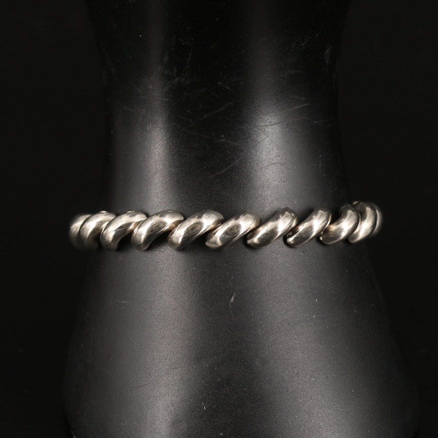 San Marco Chain Bracelet in Italian Sterling