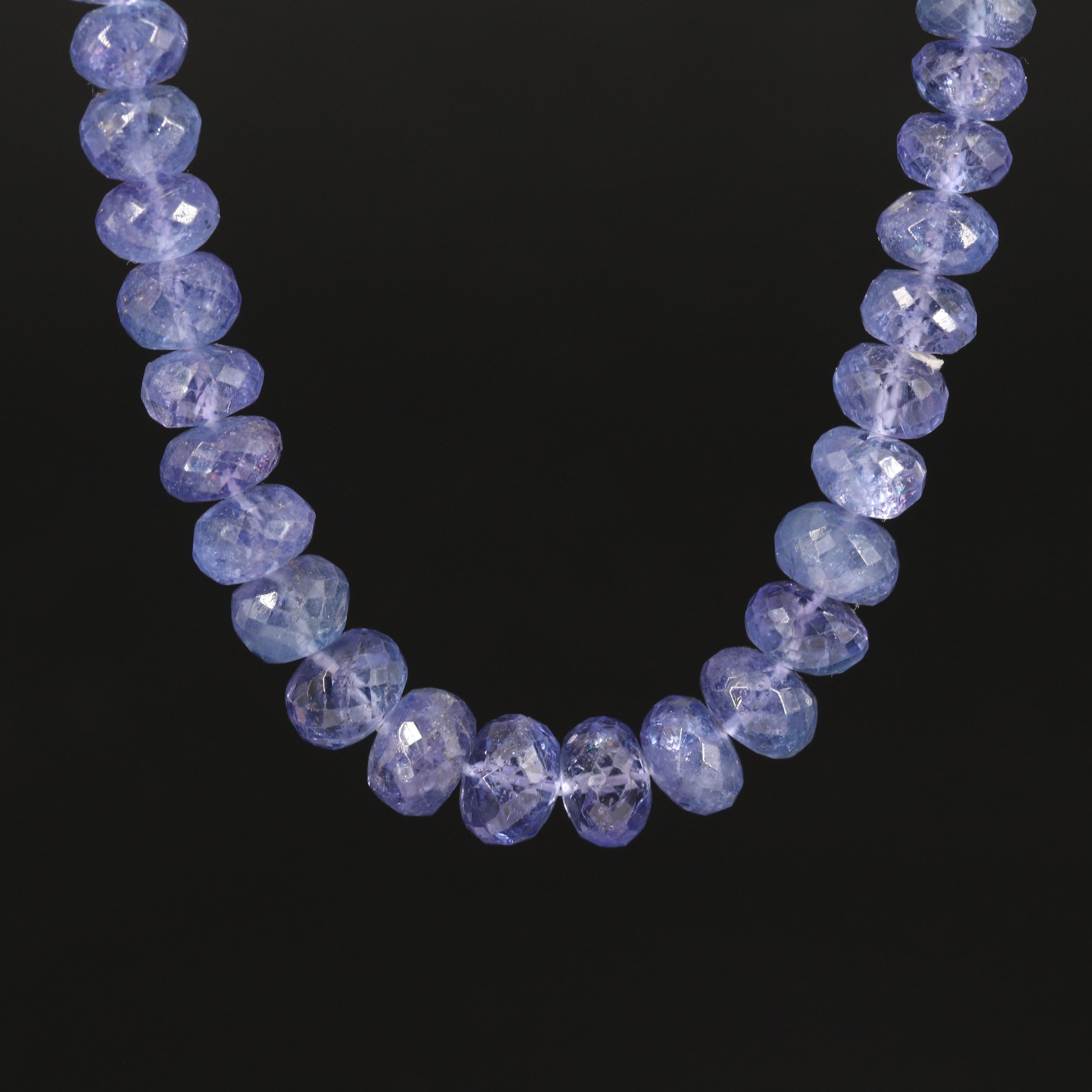 14K Tanzanite Bead Necklace EBTH