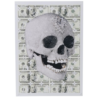 Death NYC Diamond Skull Pop Art Graphic Print, 2022