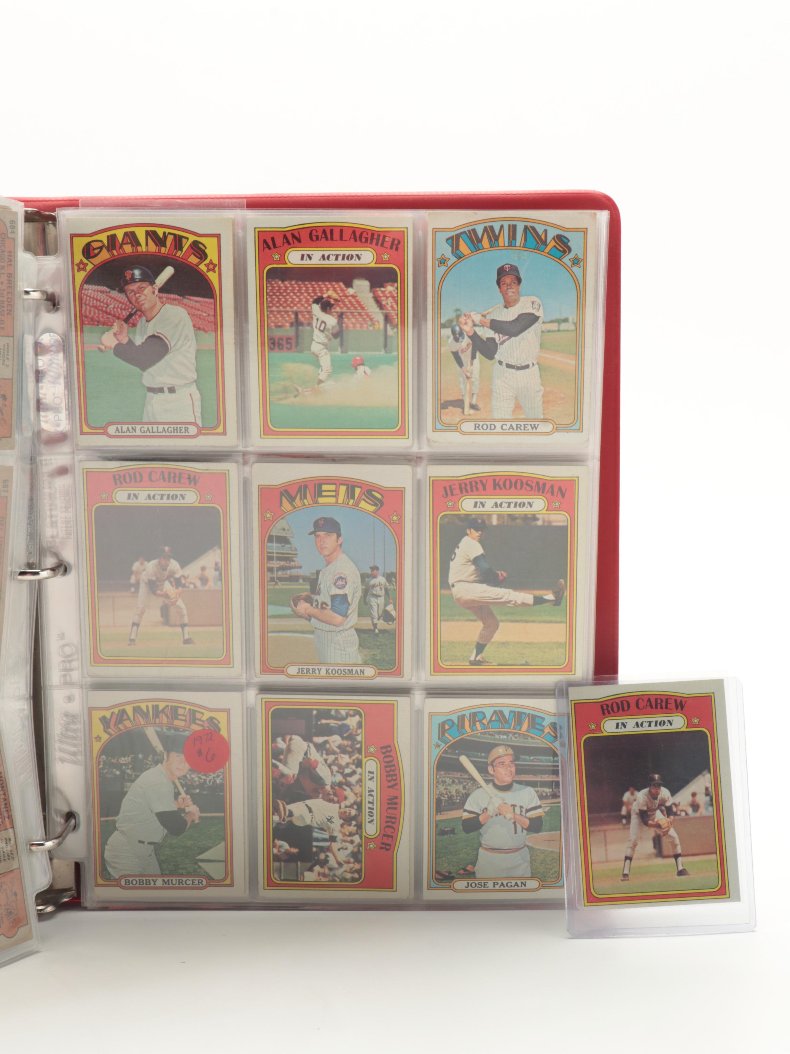 1972 Topps Baseball Cards Complete Set Including Carlton Fisk Rookie EBTH