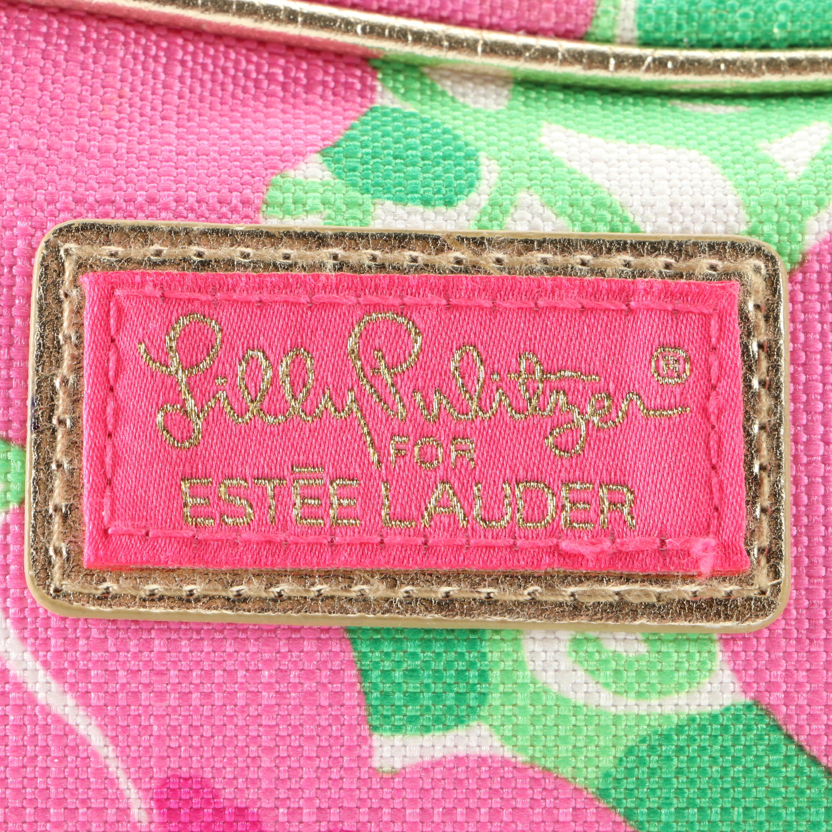 Crewcuts Glitter Backpack, Vera Bradley Lunch Pack, Estée Lauder Pouch