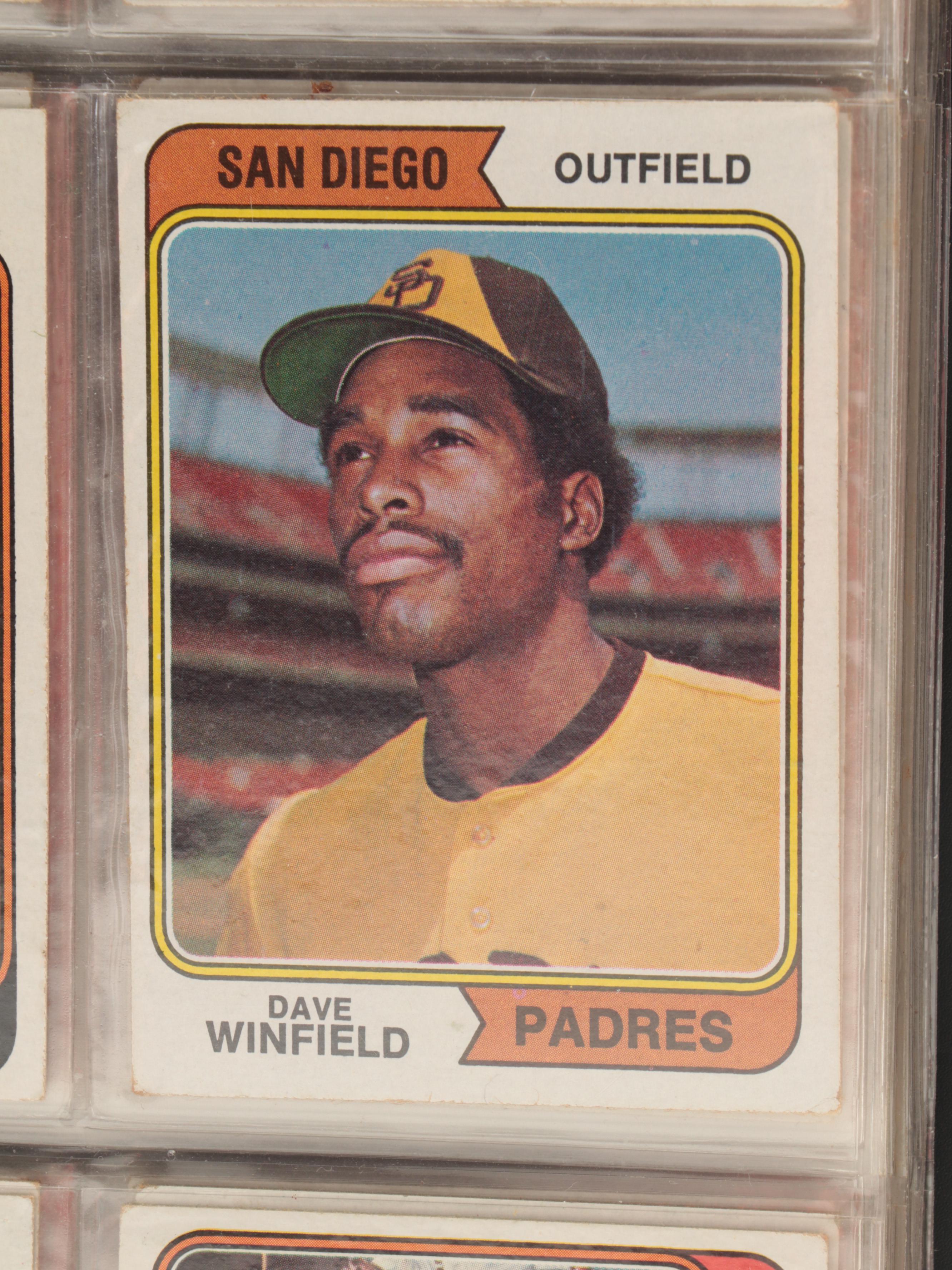 1974 Topps Baseball Cards Complete Set Including Complete Traded Card ...