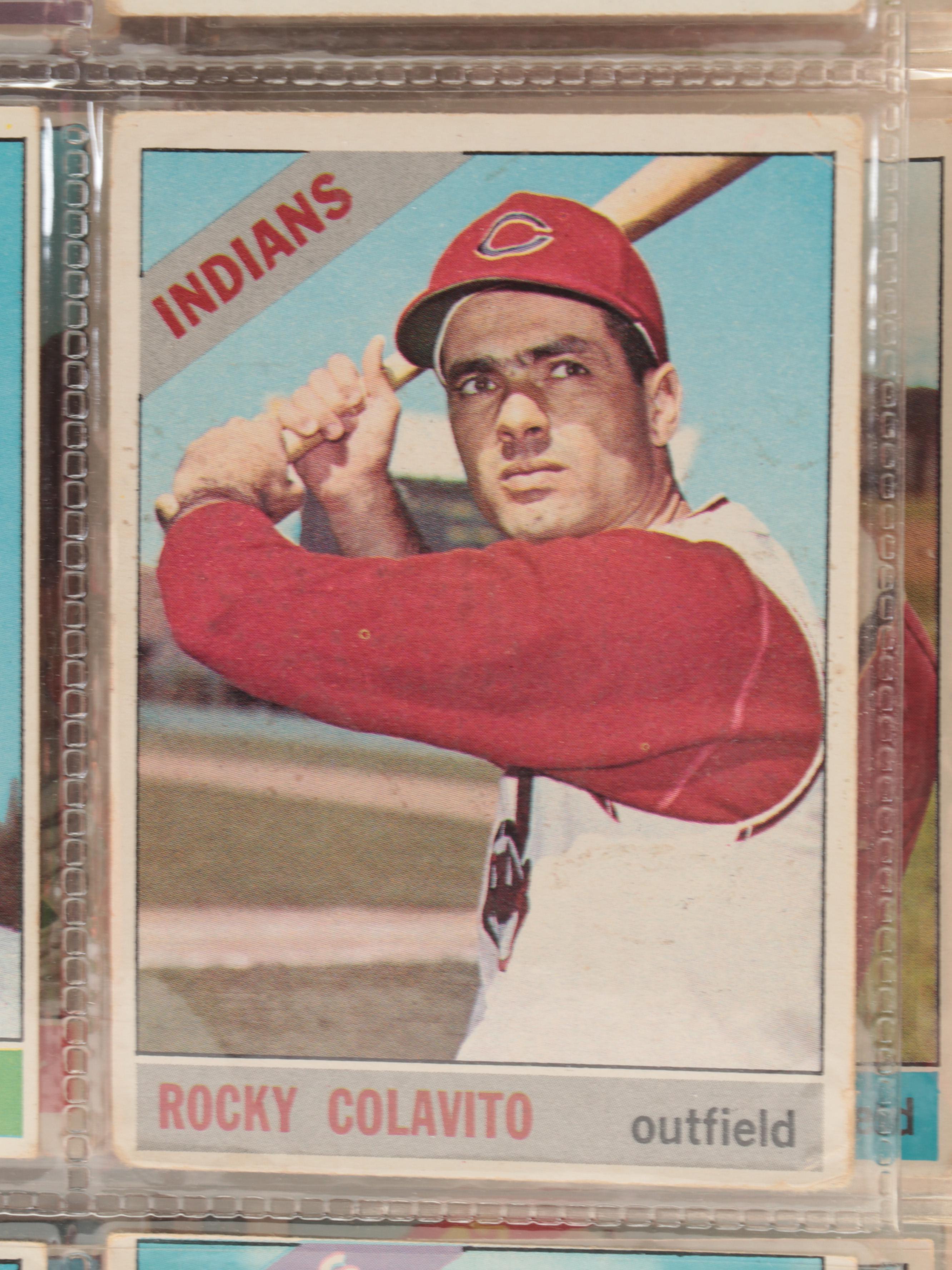 1966 Topps Baseball Cards Including 1410 and High Numbers, Mantle