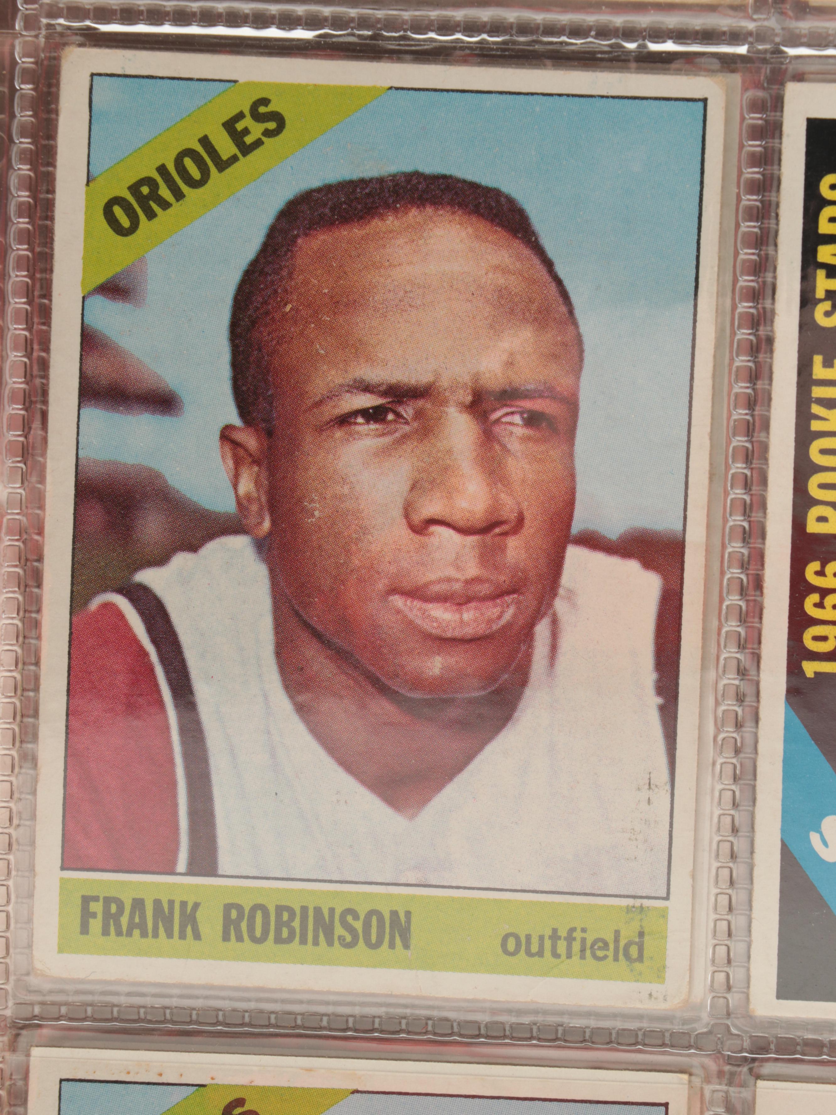 1966 Topps Baseball Cards Including 1410 and High Numbers, Mantle