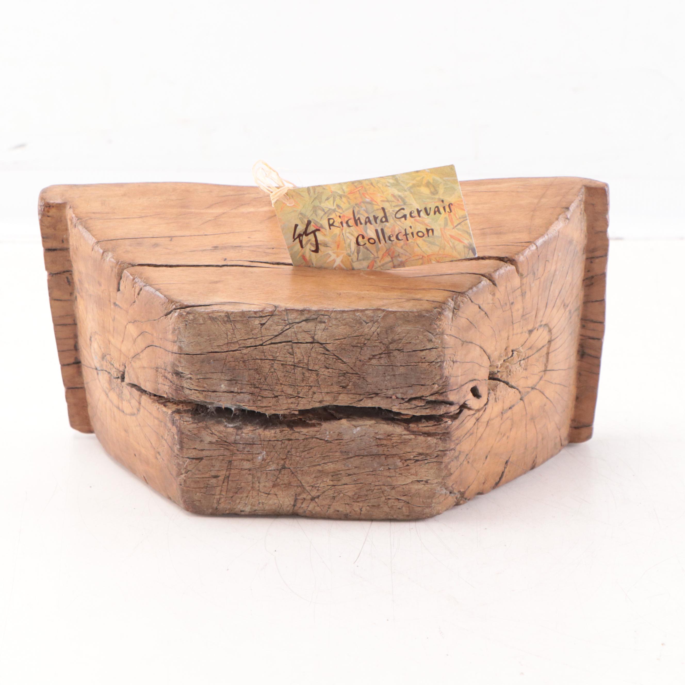 Filipino HandCarved Wood Mortar and Pestle EBTH