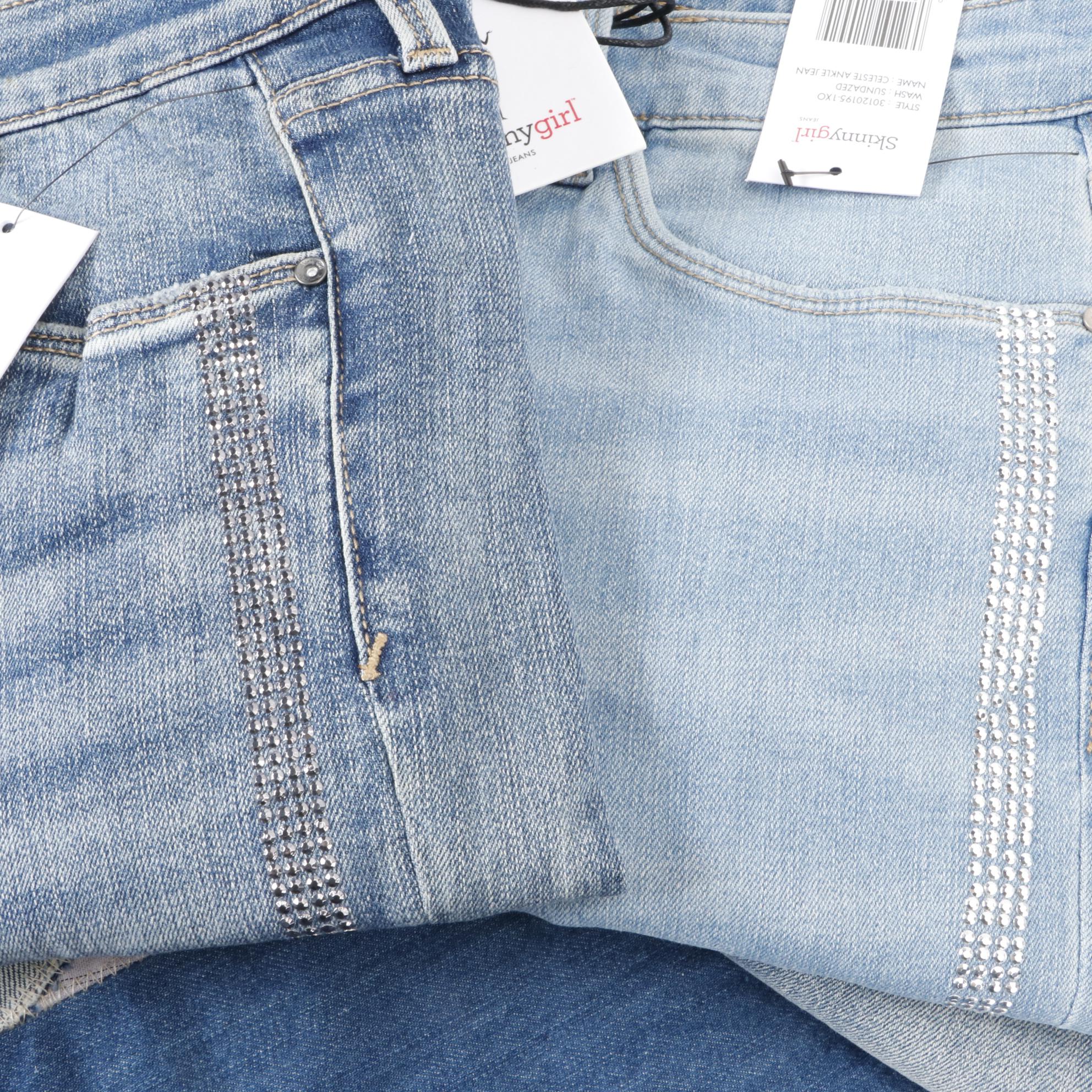 Skinnygirl Celeste Ankle Jeans, We the Free Patchwork Jeans and Other