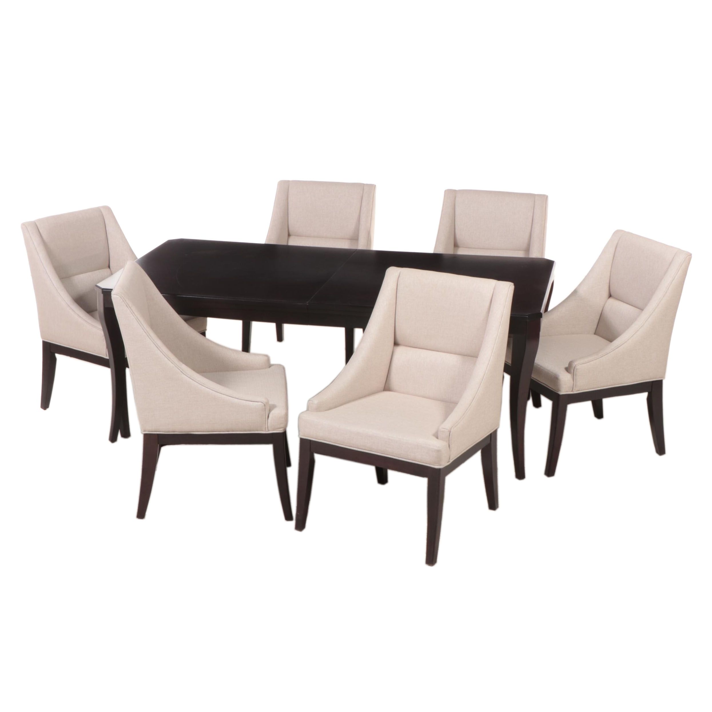 SevenPiece Casana Furniture Co. Hardwood Dining Set EBTH