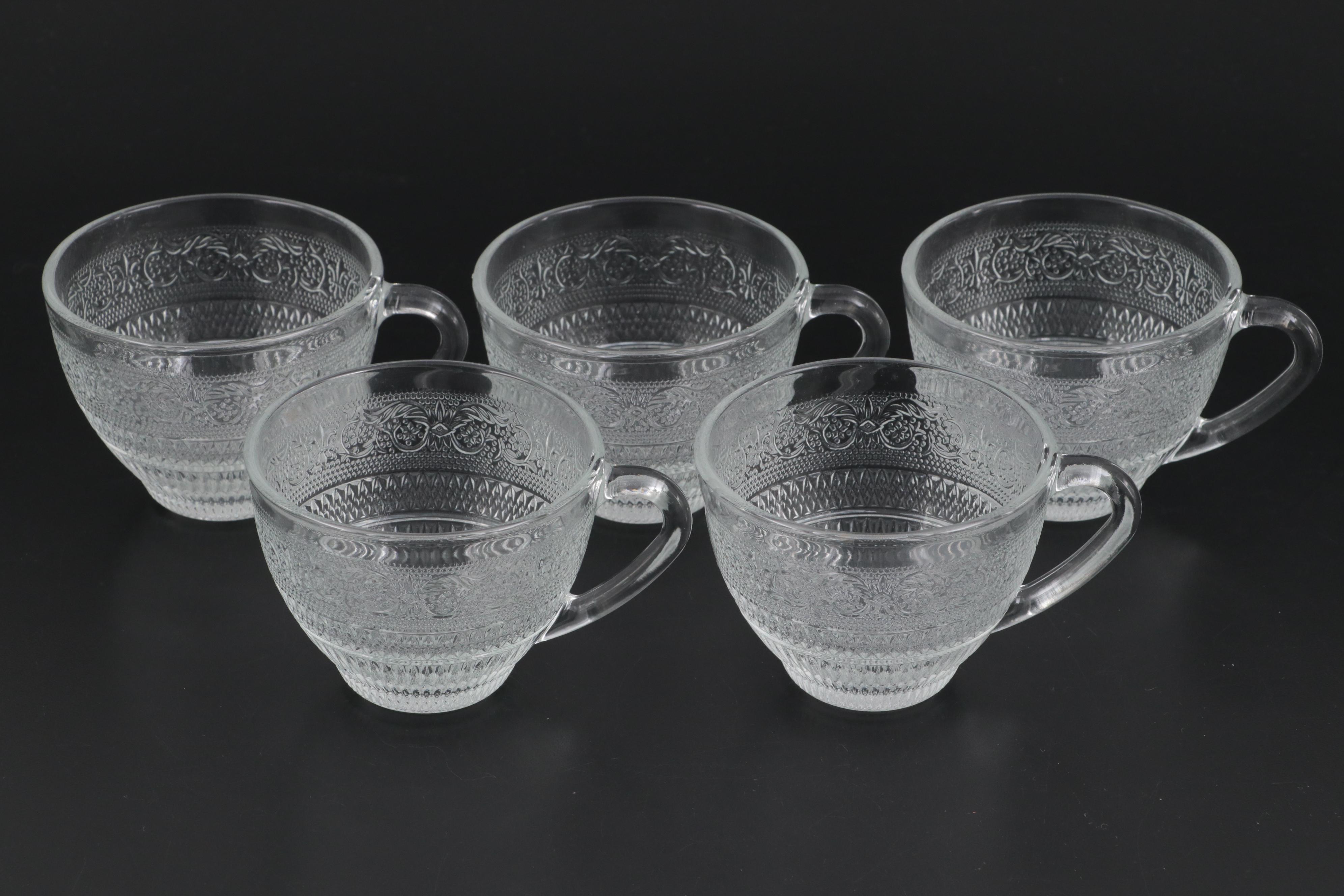 Crystal Clear Industries "Trellis" Glass Dinnerware with Table