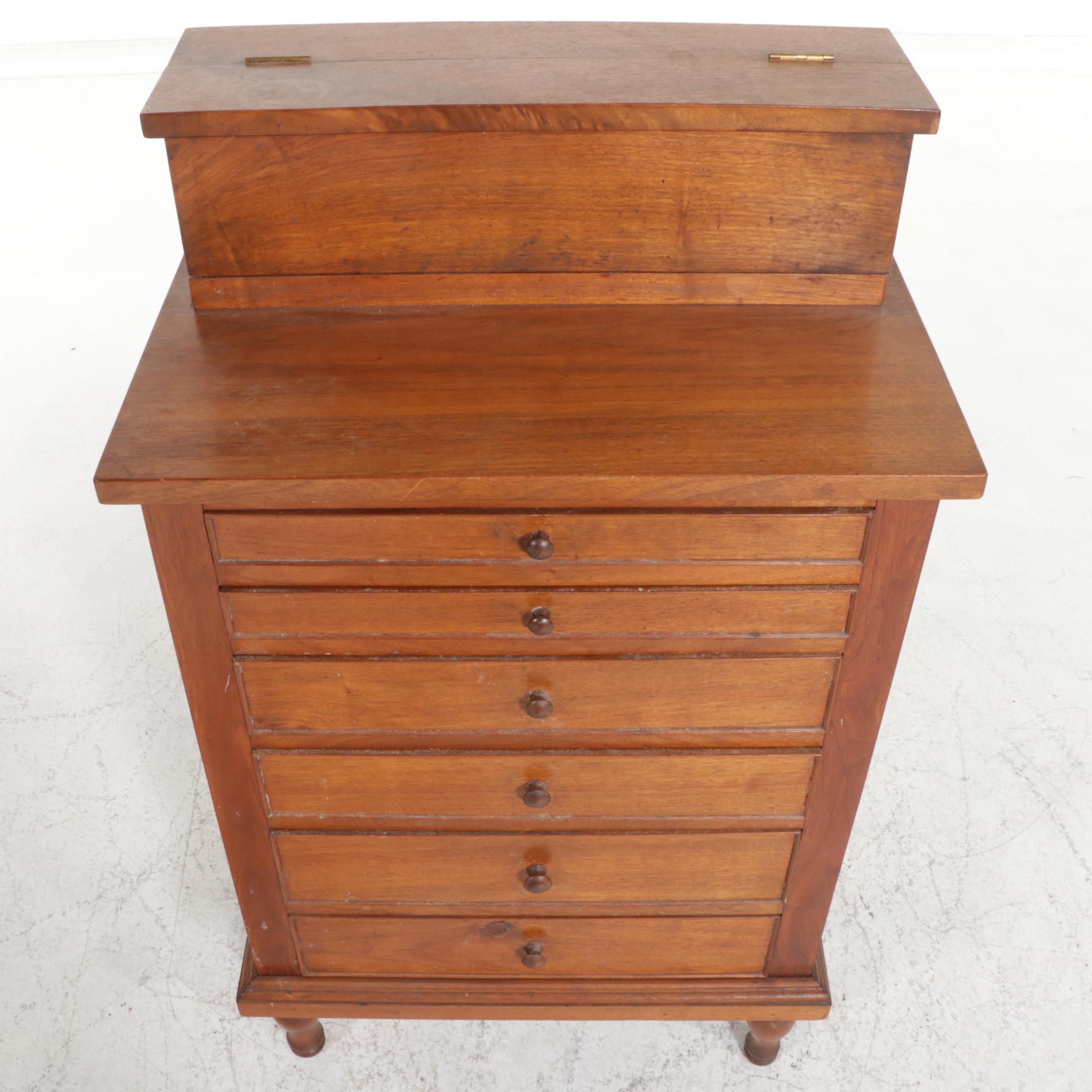 Walnut Doctor's Office Early 20th Century EBTH