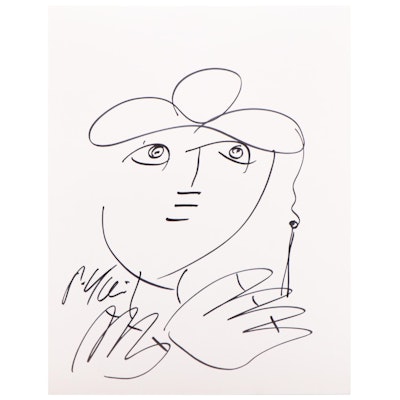 Peter Keil Ink Portrait