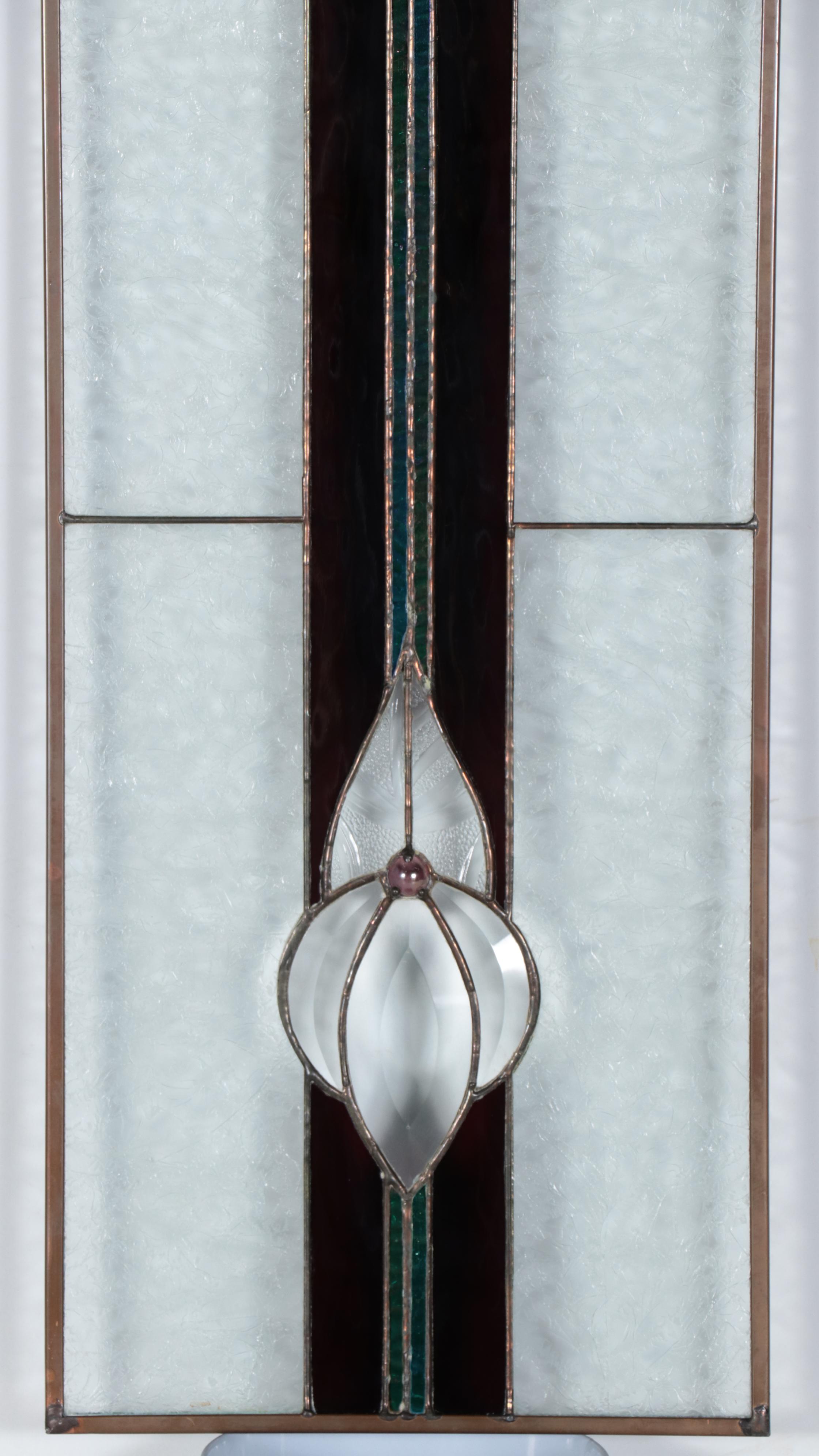 Stain and Etched Glass Panel EBTH