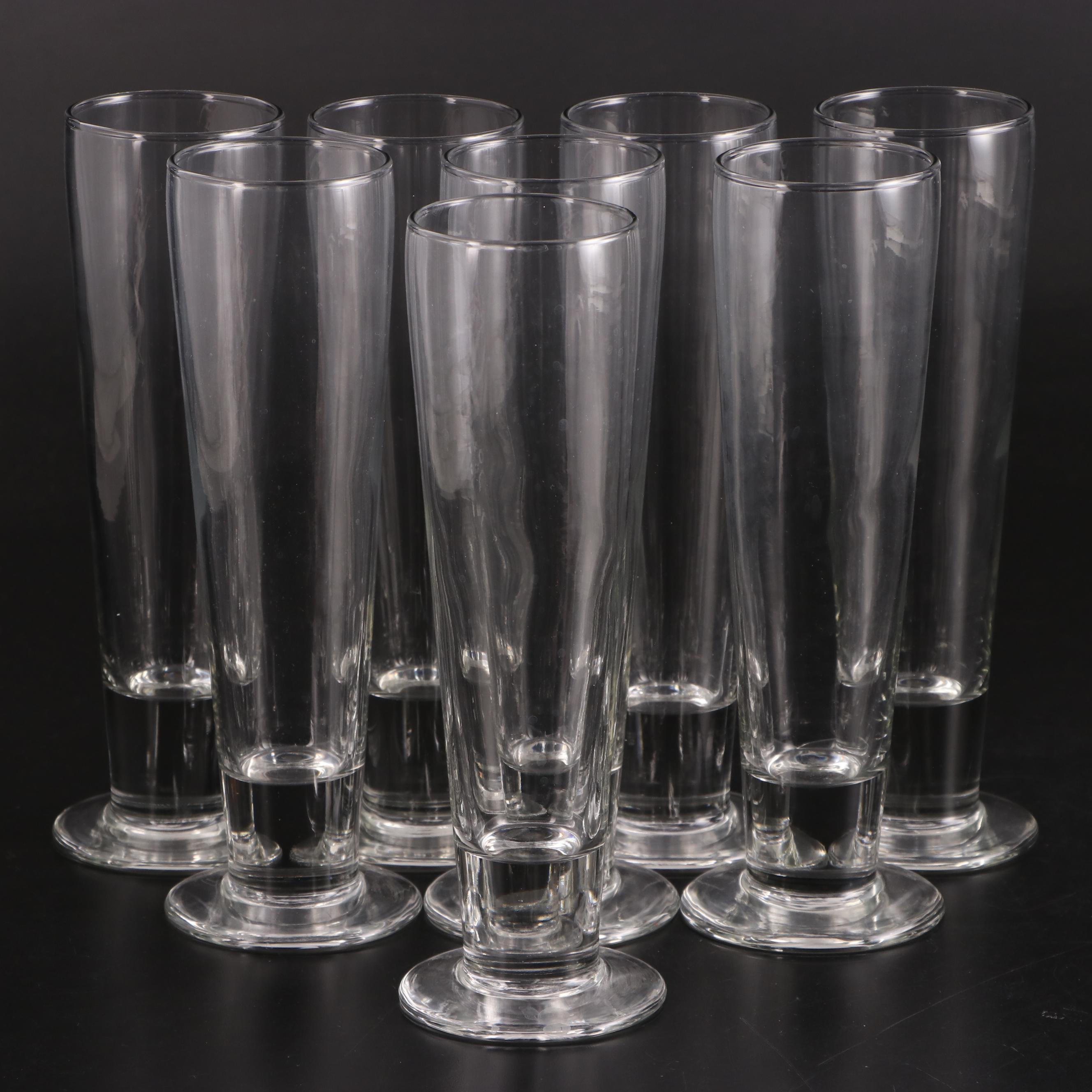 Libbey "Occasions" Footed Pilsner Glasses EBTH