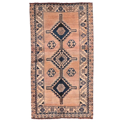 3'8 x 6'11 Hand-Knotted Persian Shiraz Area Rug