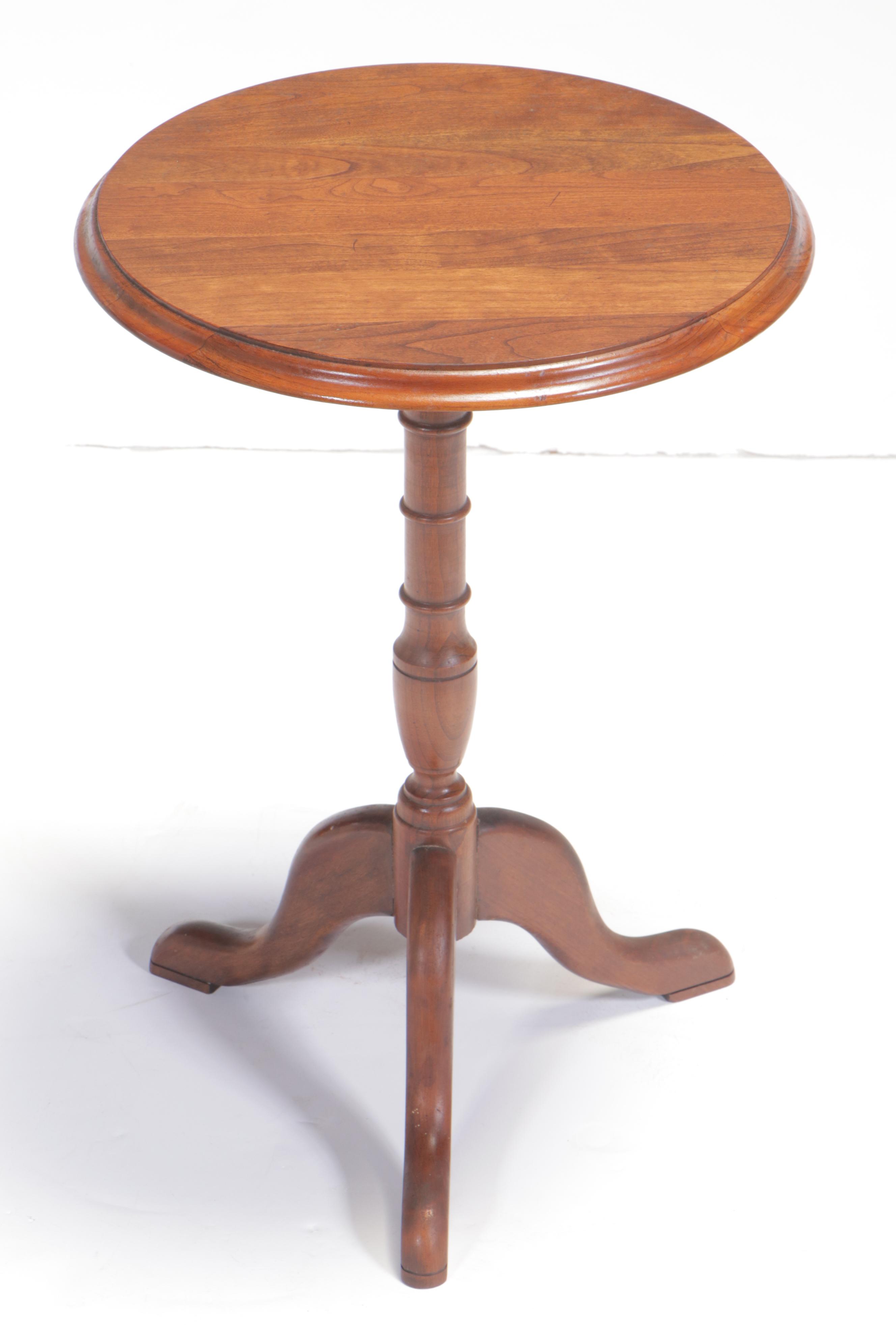 Pennsylvania House Federal Style Cherrywood Candlestand, Late 20th