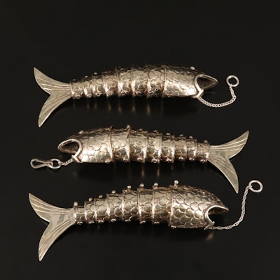 Articulated Fish Pendants