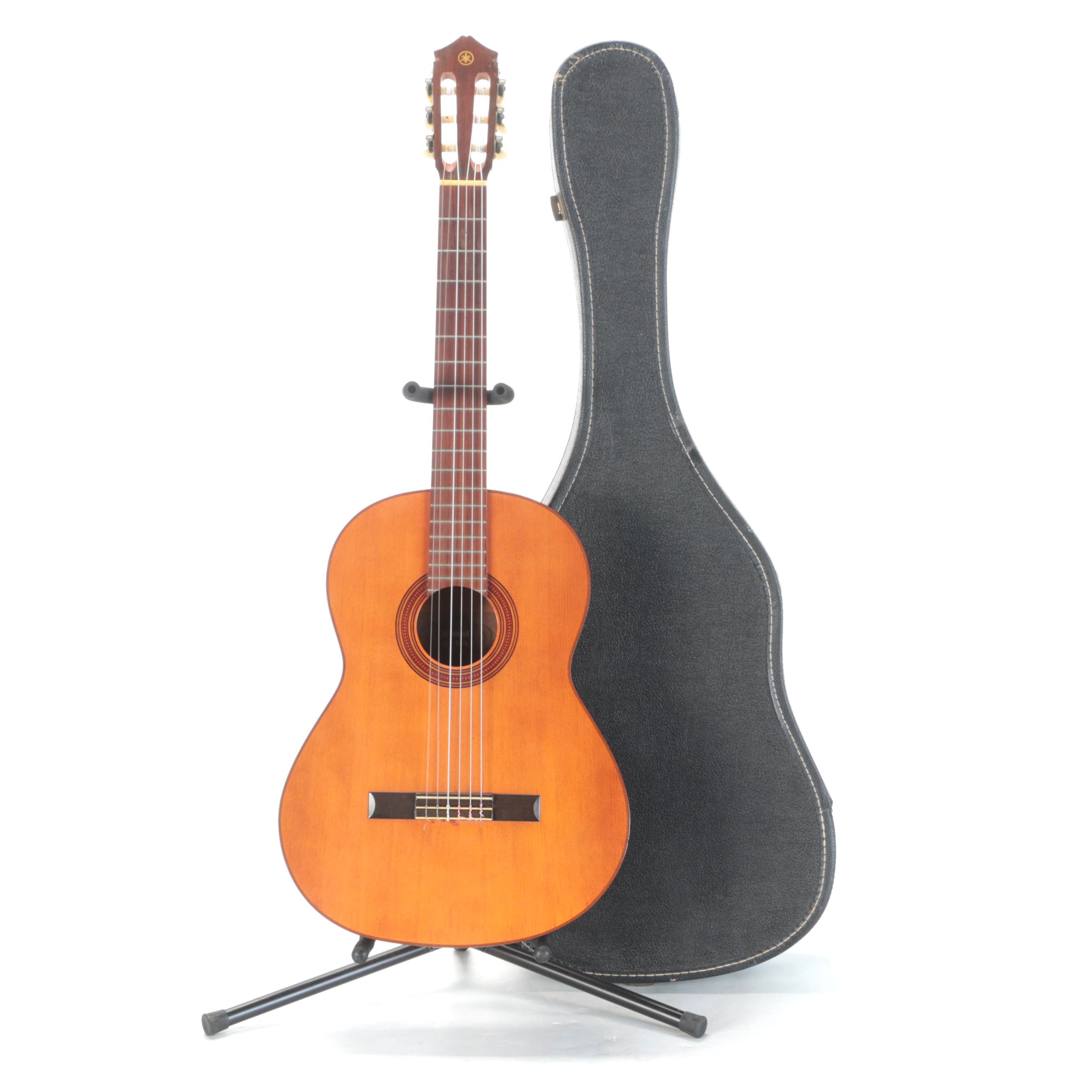 Yamaha G50A Classical Acoustic Guitar with Case, Late 20th Century EBTH