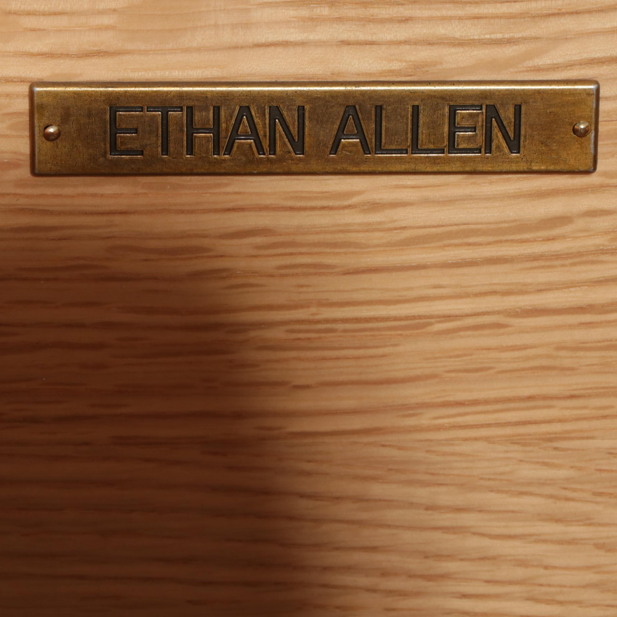 Ethan Allen "Heston" OakVeneered NineDrawer Dresser EBTH