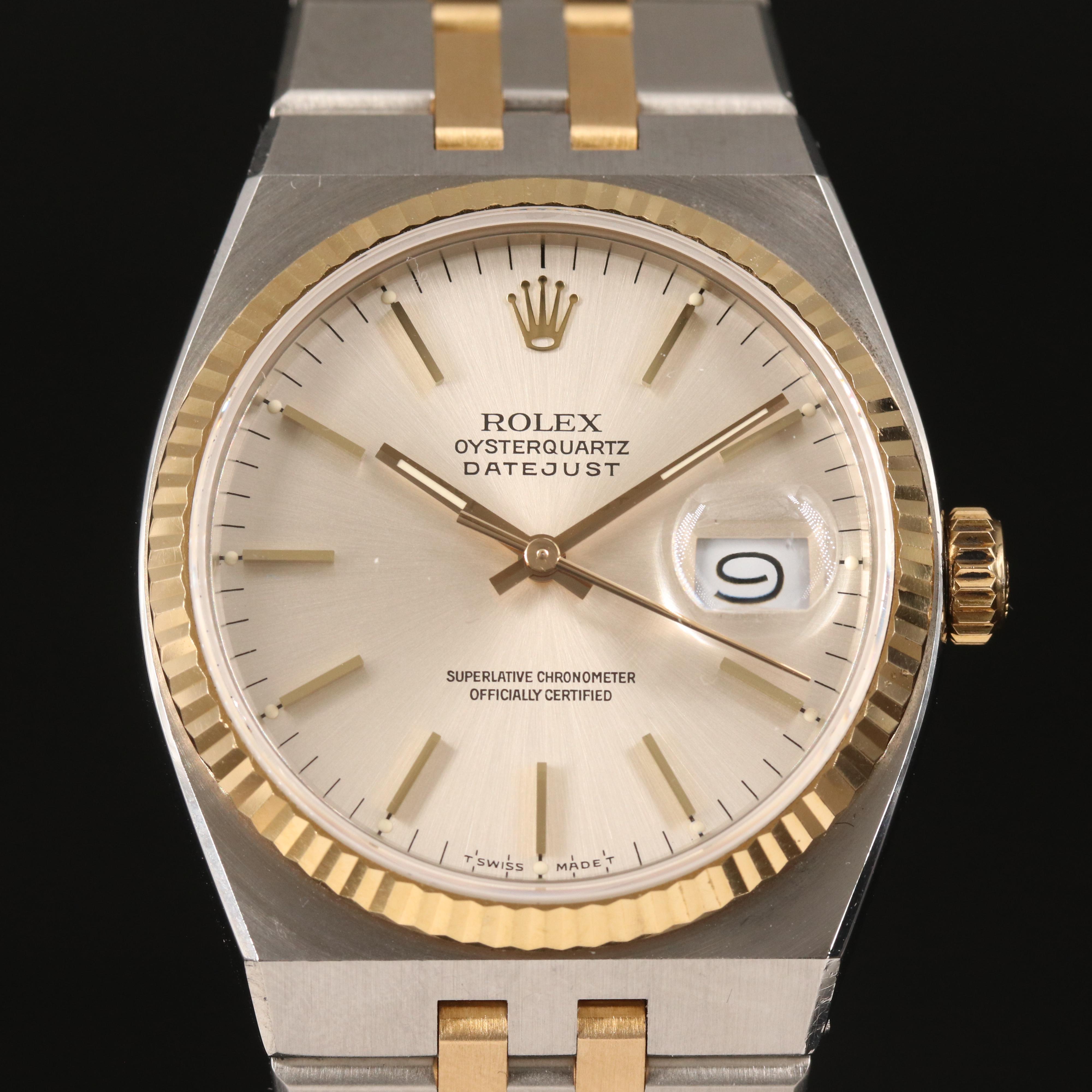 1988 Rolex Oyster Quartz Datejust Wristwatch EBTH