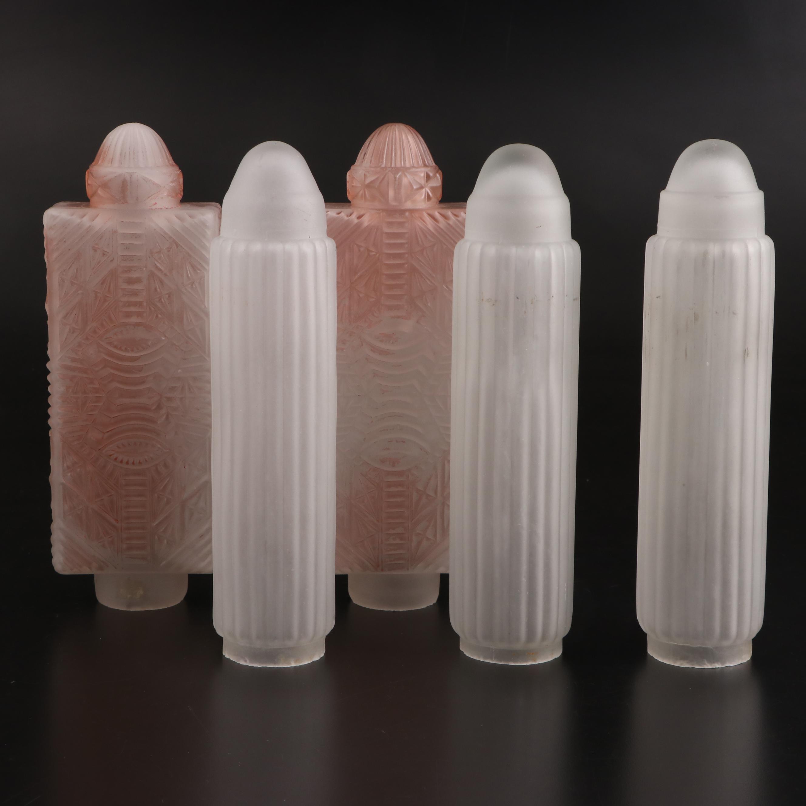 Art Deco Satin Glass Vanity Lamp Shades EBTH