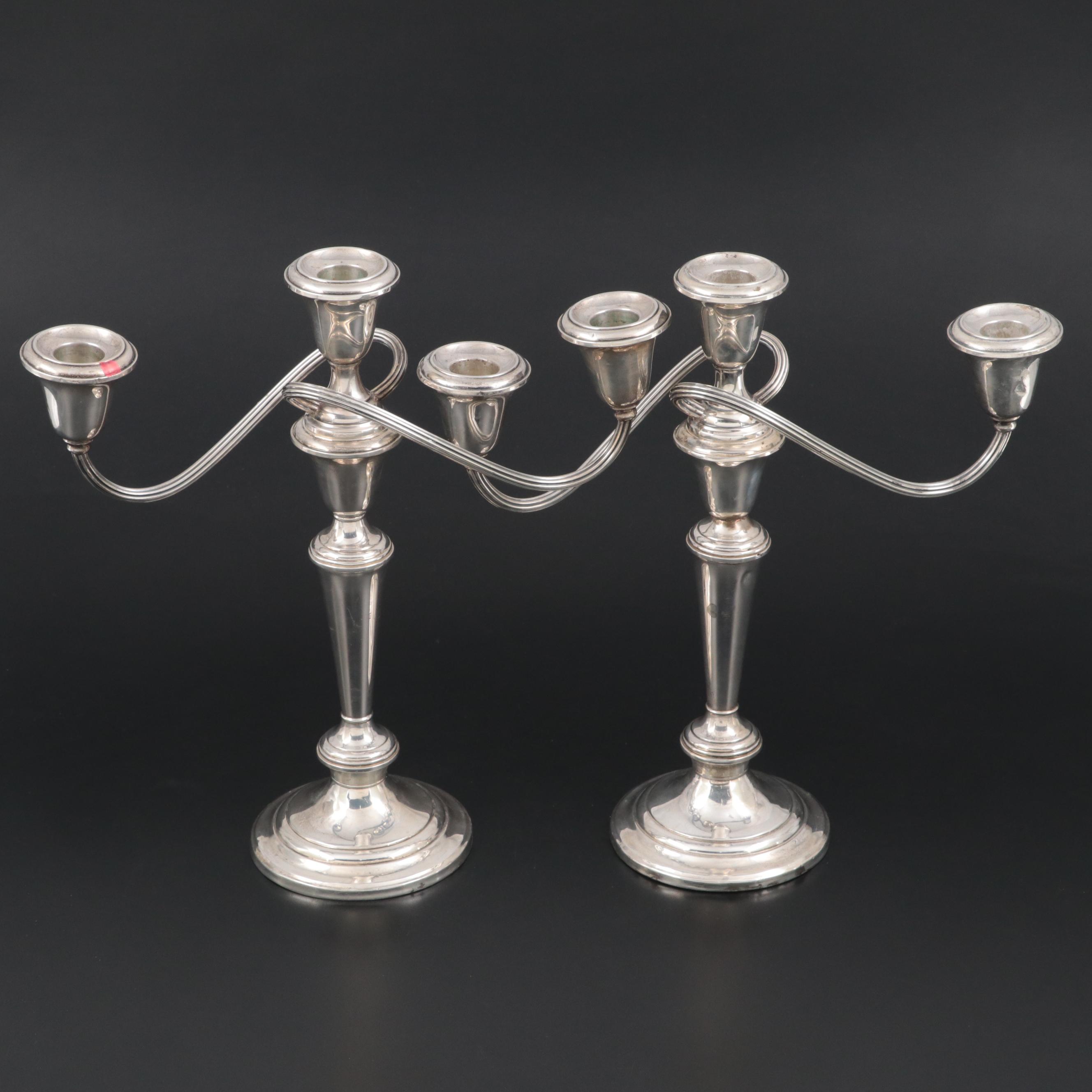 Gorham Weighted Sterling Silver Candelabra, Mid to Late 20th Century EBTH