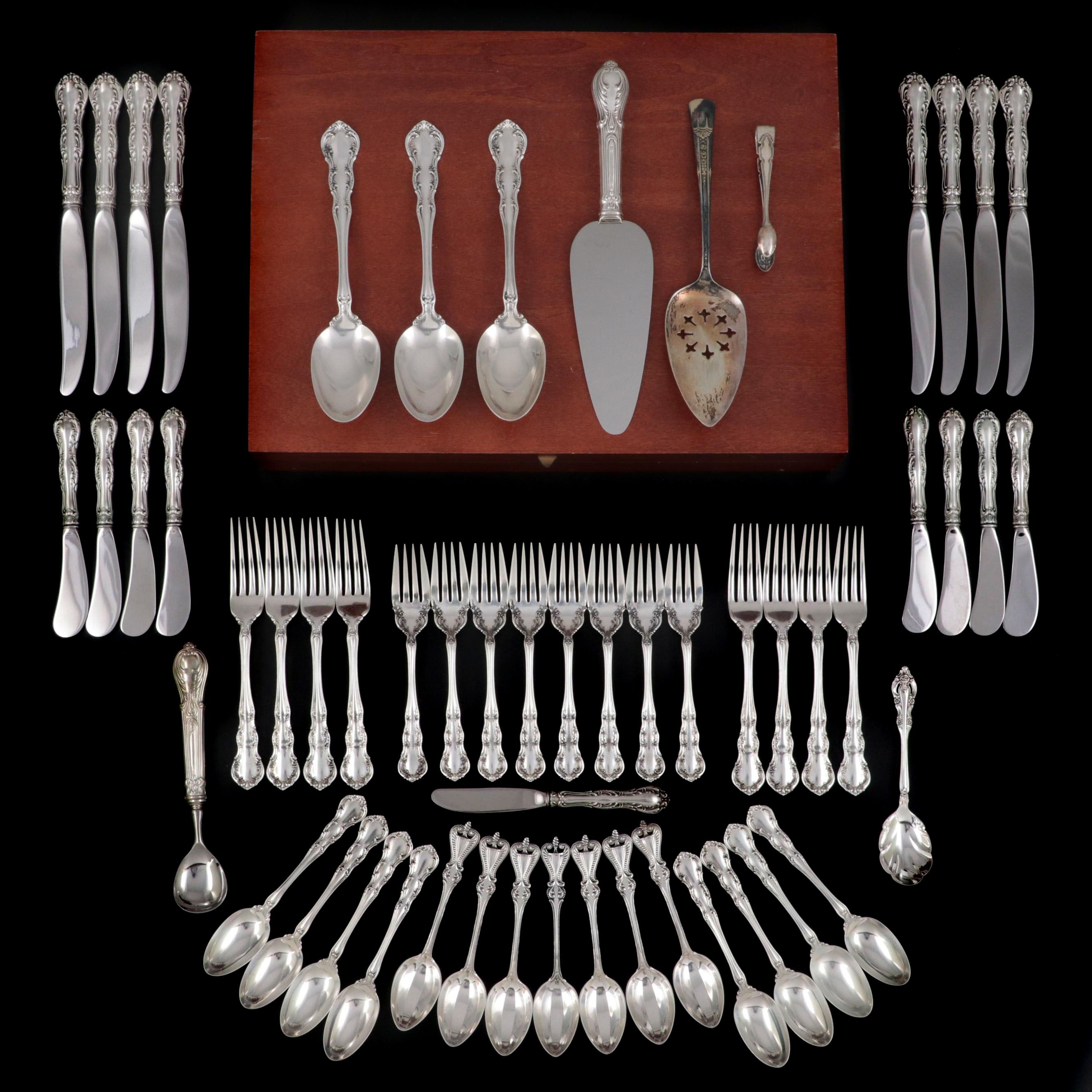 Wallace, Onieda with Other Sterling Silver and Silver Plate Flatware EBTH