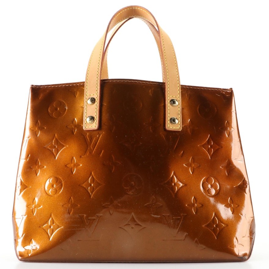 Louis Vuitton Reade PM Bag in Bronze Monogram Vernis