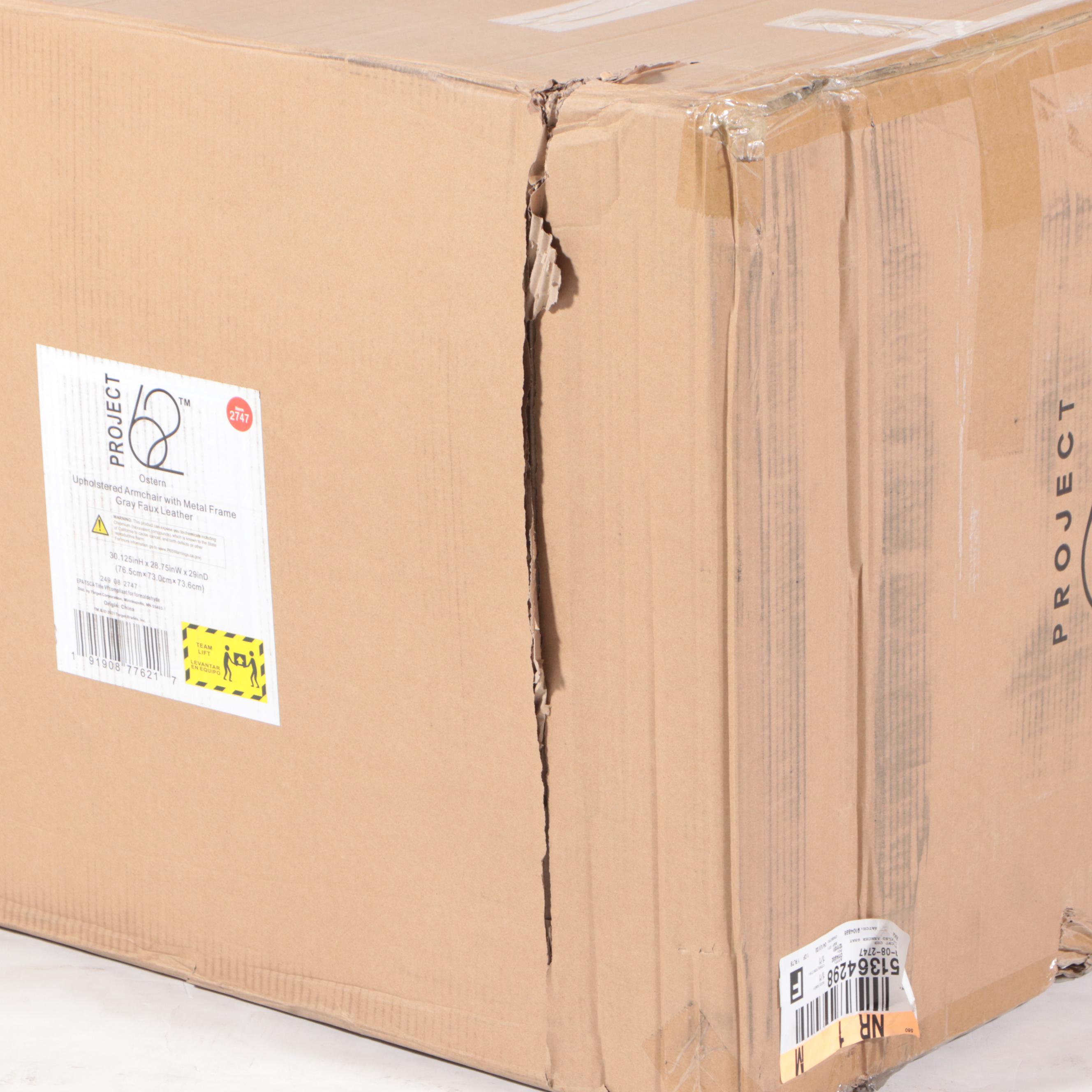 Project 62 Ostern Upholstered Armchair with Metal Frame EBTH