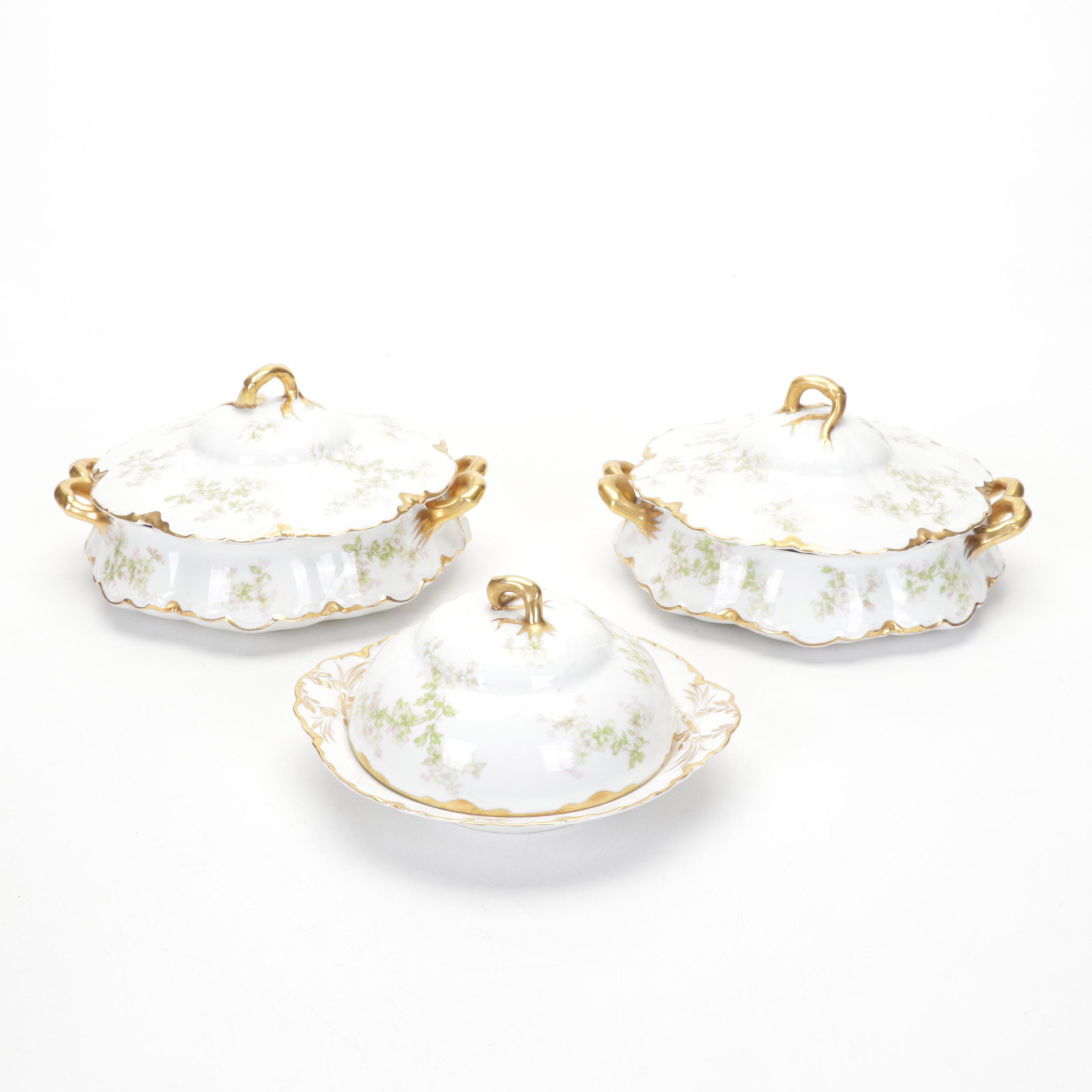 Haviland Limoges Rose Spray Porcelain Dinnerware, 18941931 EBTH