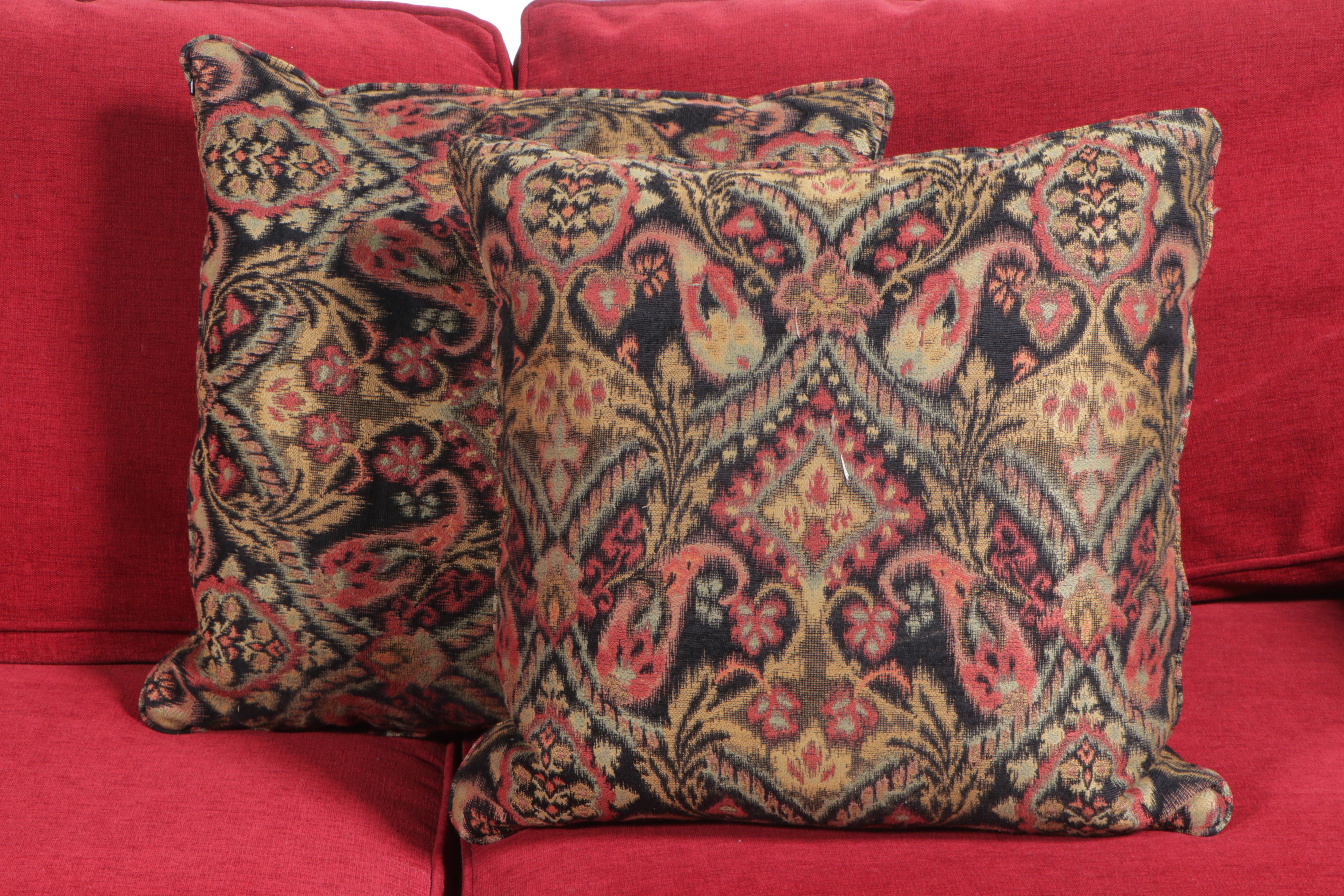 TwoPiece Norwalk Furniture CustomUpholstered Sectional Sofa and