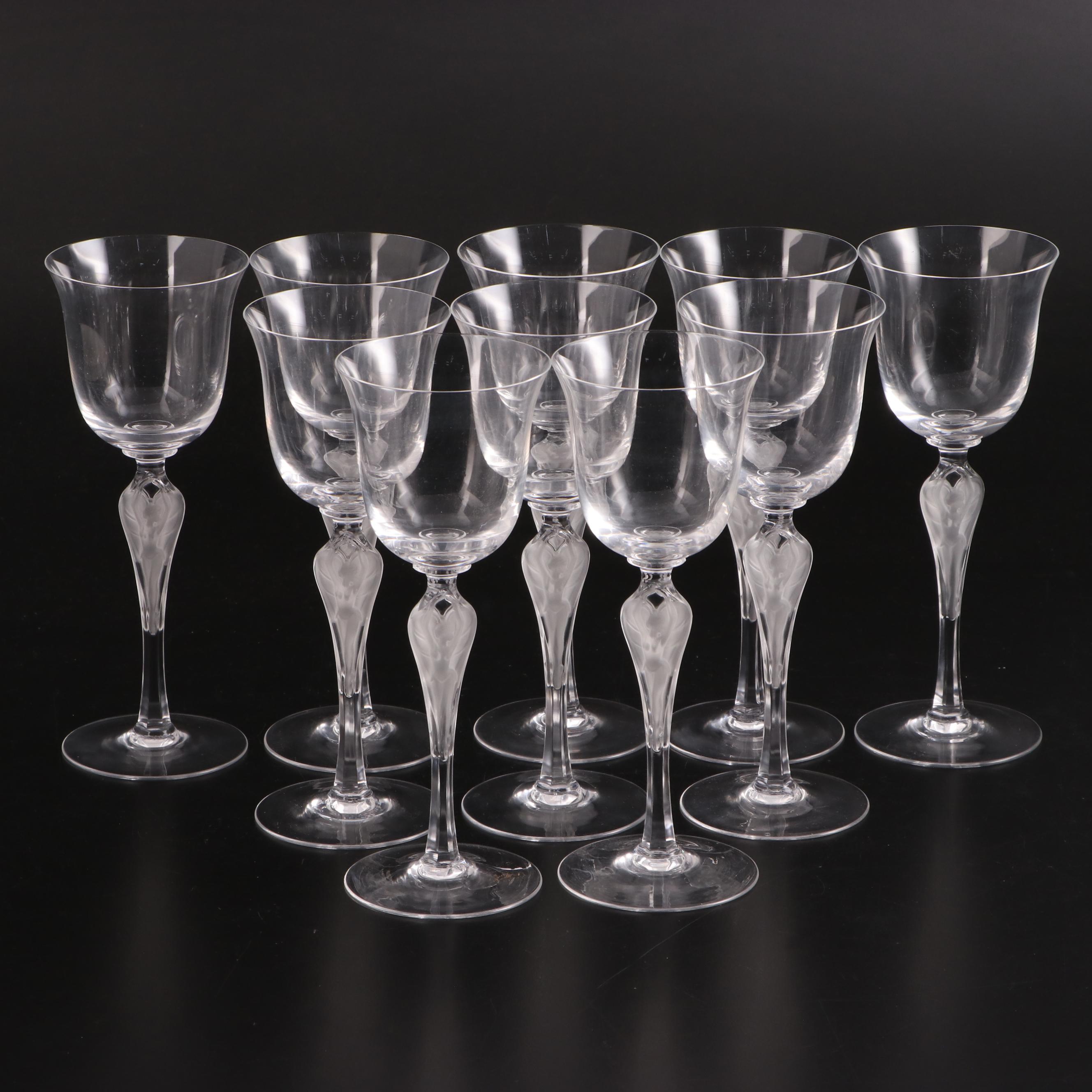 Igor Carl Fabergé &ldquo;Anna Pavlova&rdquo; Crystal Wine Glasses | EBTH