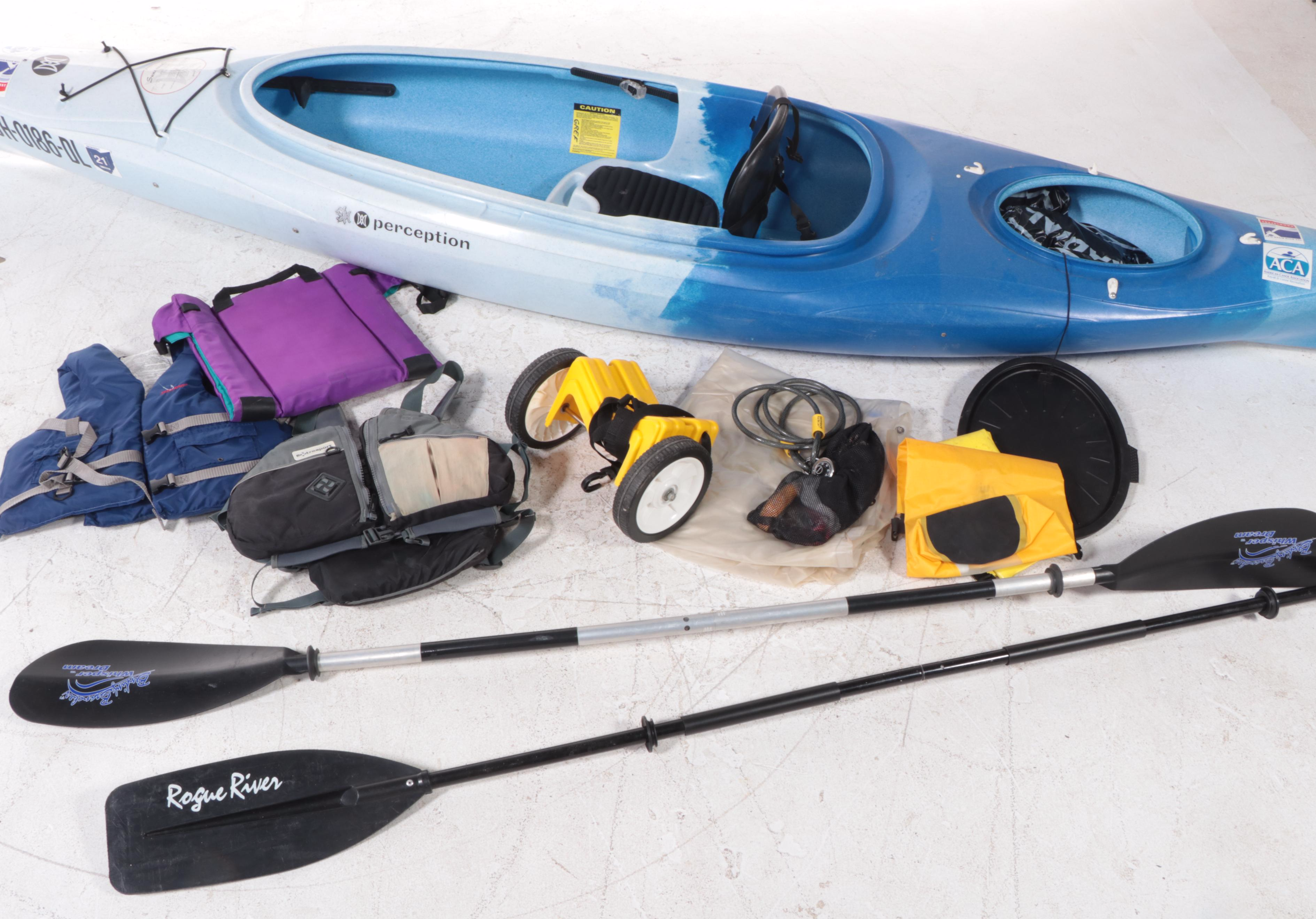 Sundance "Perception" Kayak with Accessories EBTH
