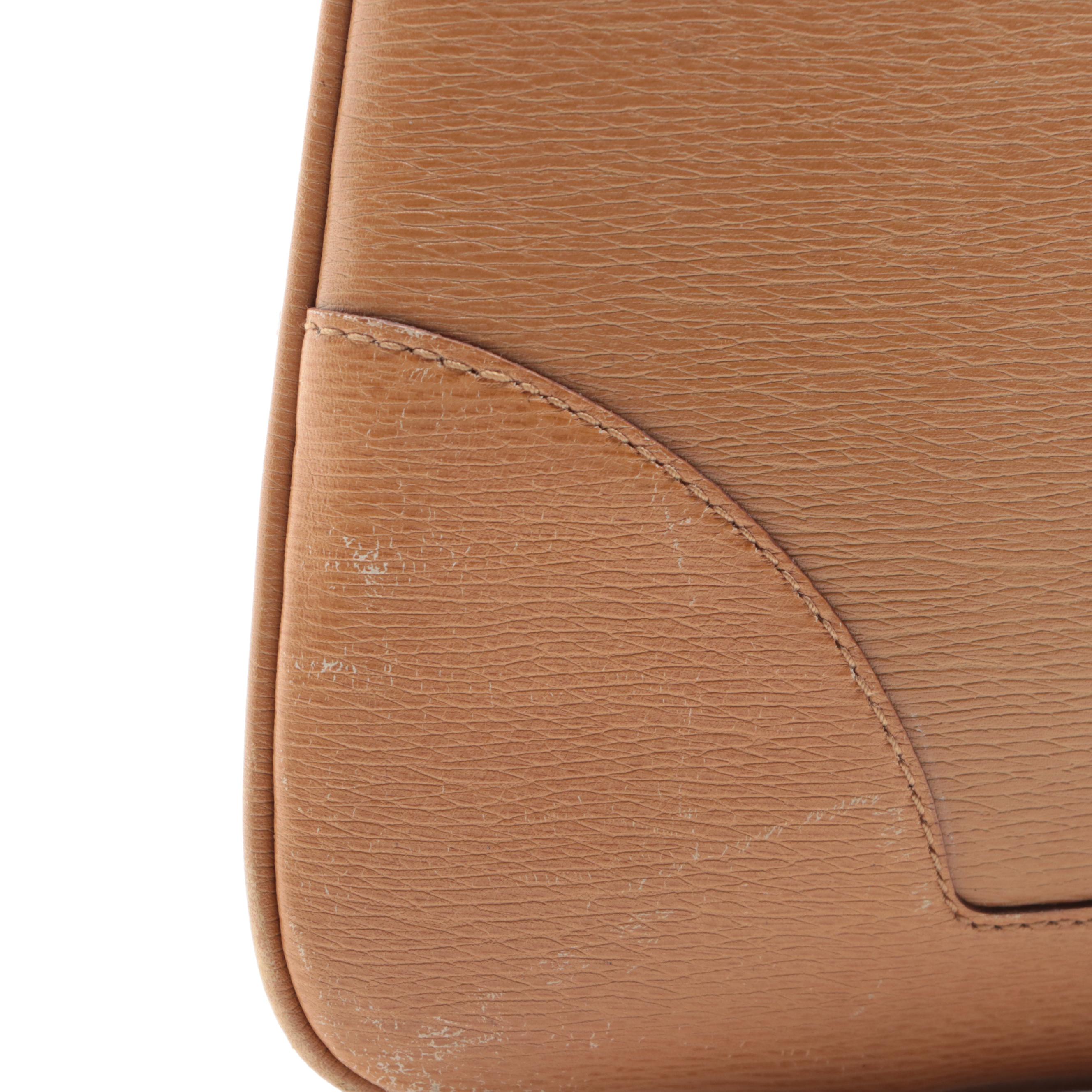 Gucci Bamboo Small Shoulder Bag in Grained Leather EBTH